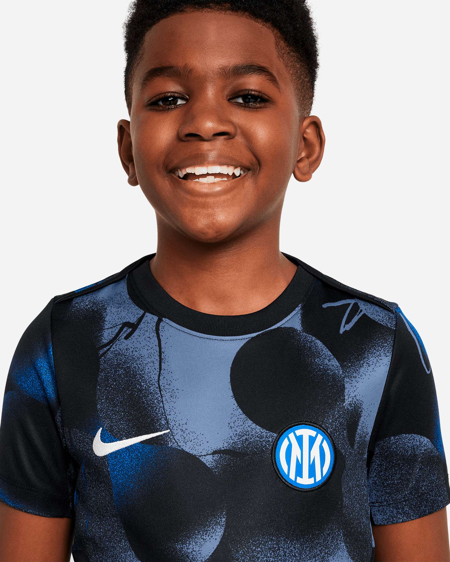 Maglia calcio ufficiale NIKE INTER 24-25 PRE-MATCH JR - Color mix - 2 | Cisalfa Sport