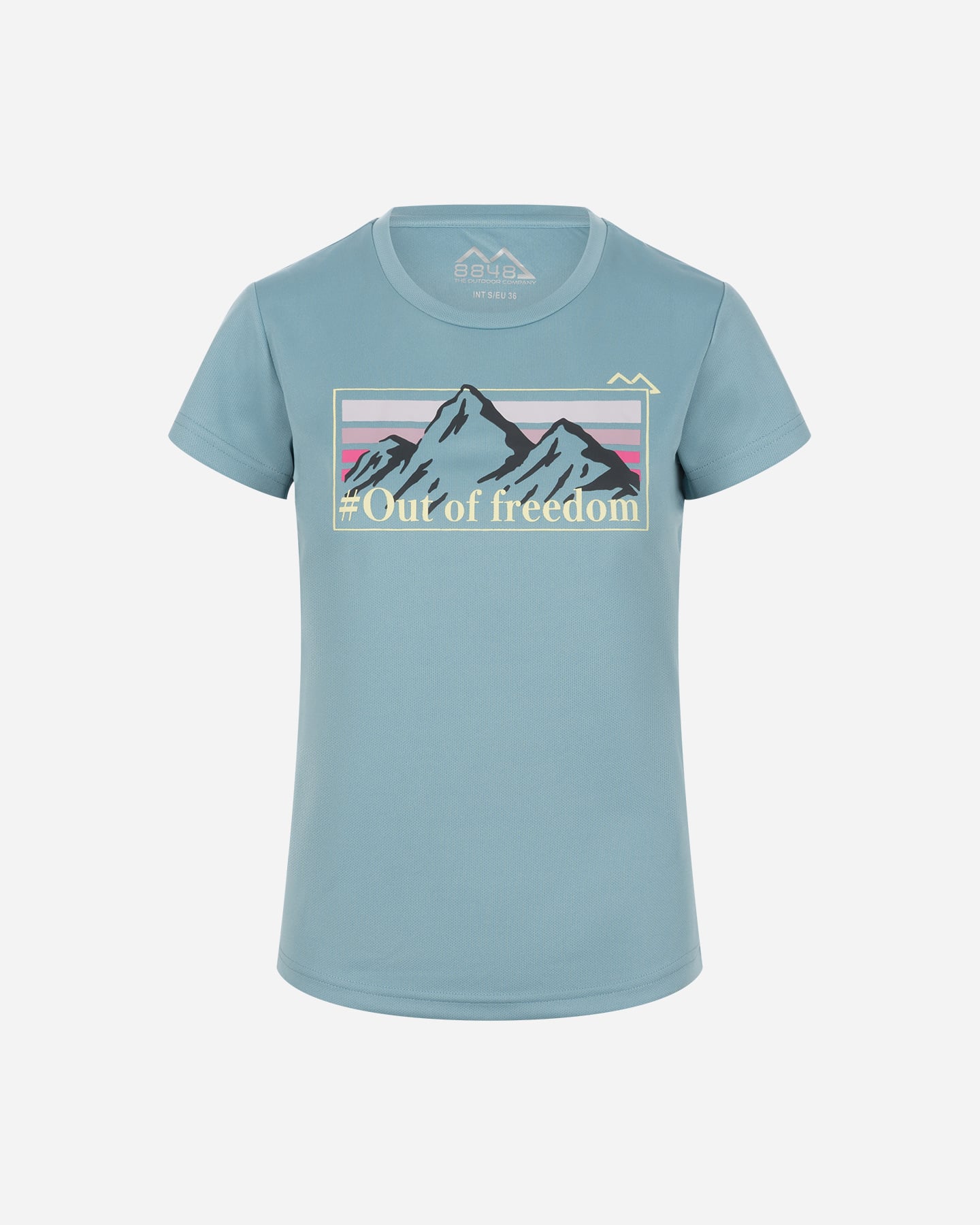 T-shirt 8848 DRY-FIT W - Azzurro - 0 | Cisalfa Sport