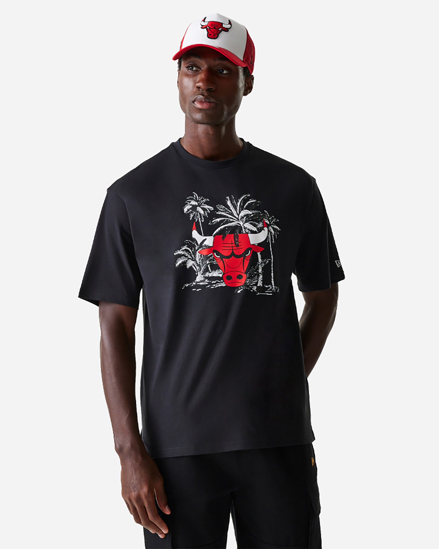 Maglia basket NEW ERA PALM TREE CHICAGO BULLS M - Nero - 0 | Cisalfa Sport