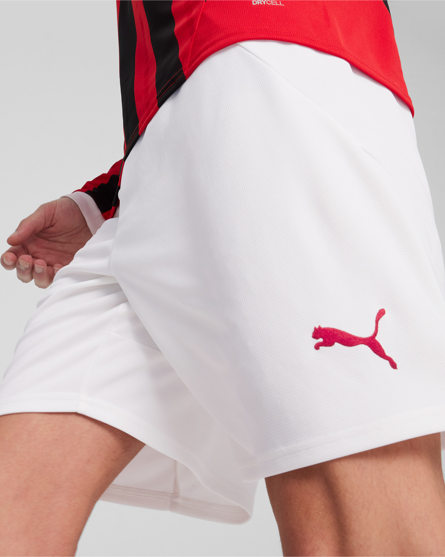 Pantaloncini calcio ufficiali PUMA MILAN HOME 24-25 M - Bianco - 5 | Cisalfa Sport
