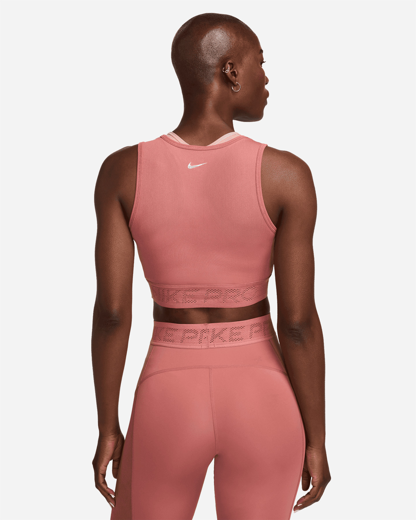 Canotta training NIKE PRO CROP W - Rosa - 1 | Cisalfa Sport