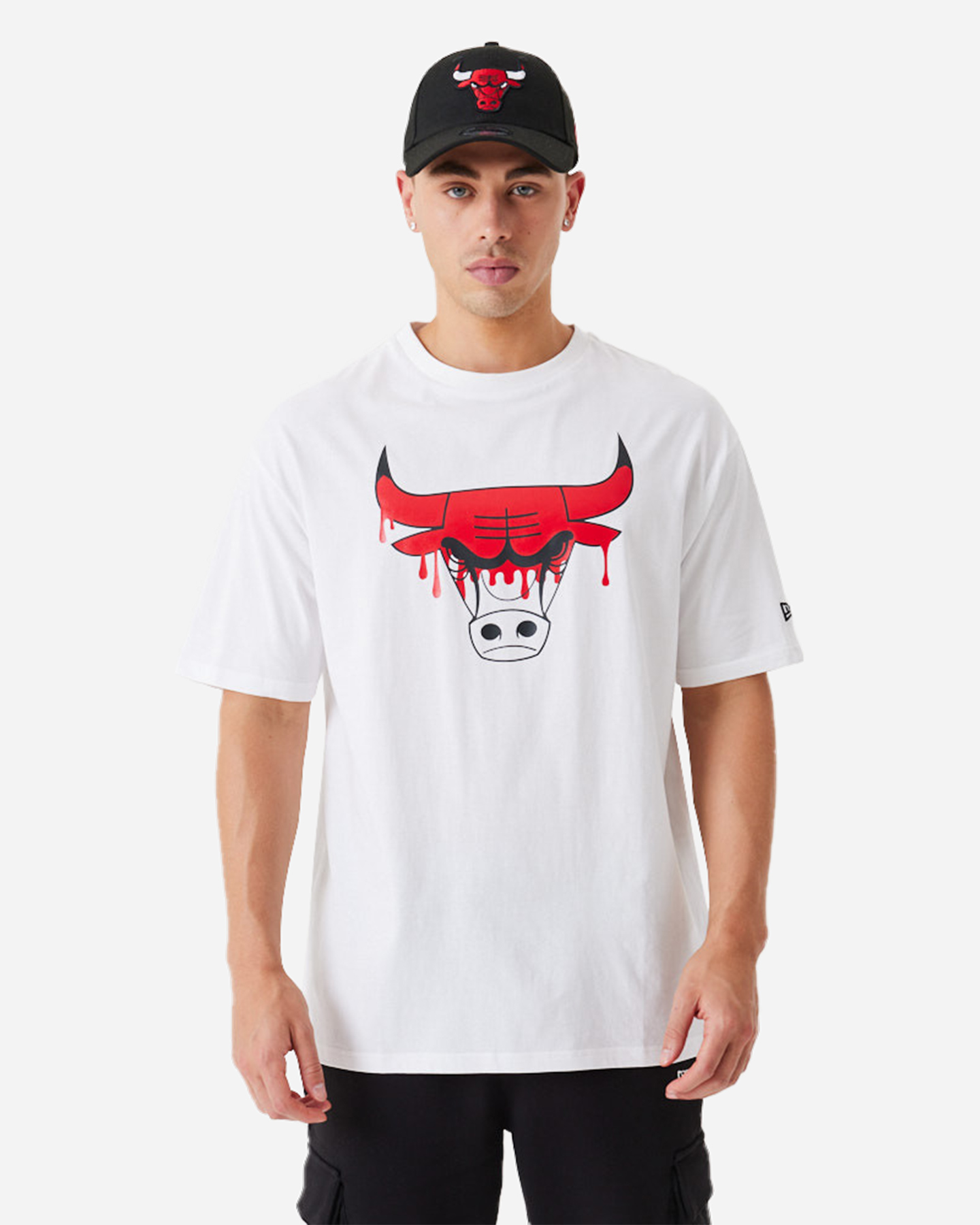 T-shirt NEW ERA DRIP LOGO CHICAGO BULLS  - Bianco - 0 | Cisalfa Sport