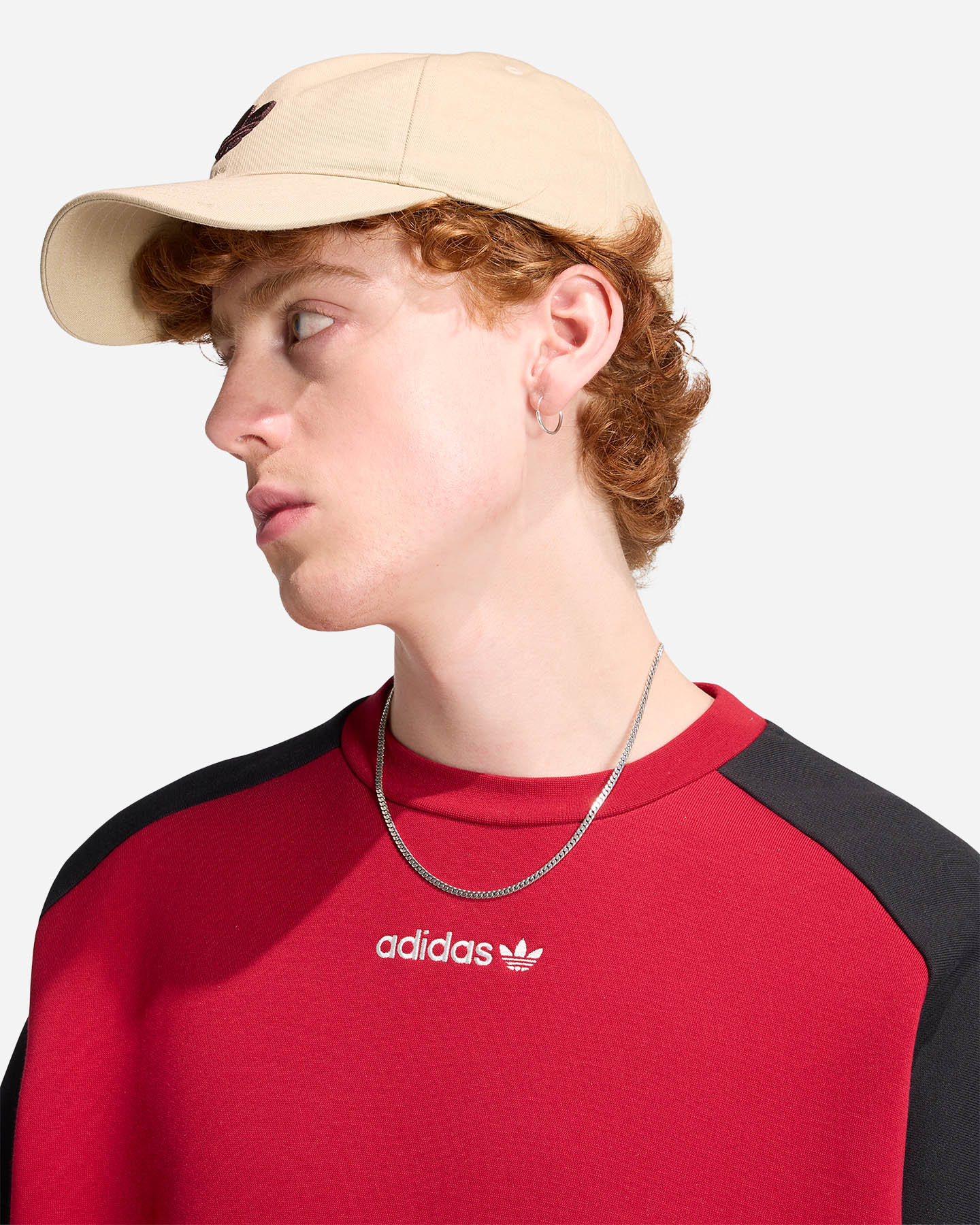 Felpa ADIDAS CLASSIC M - Rosso - 4 | Cisalfa Sport