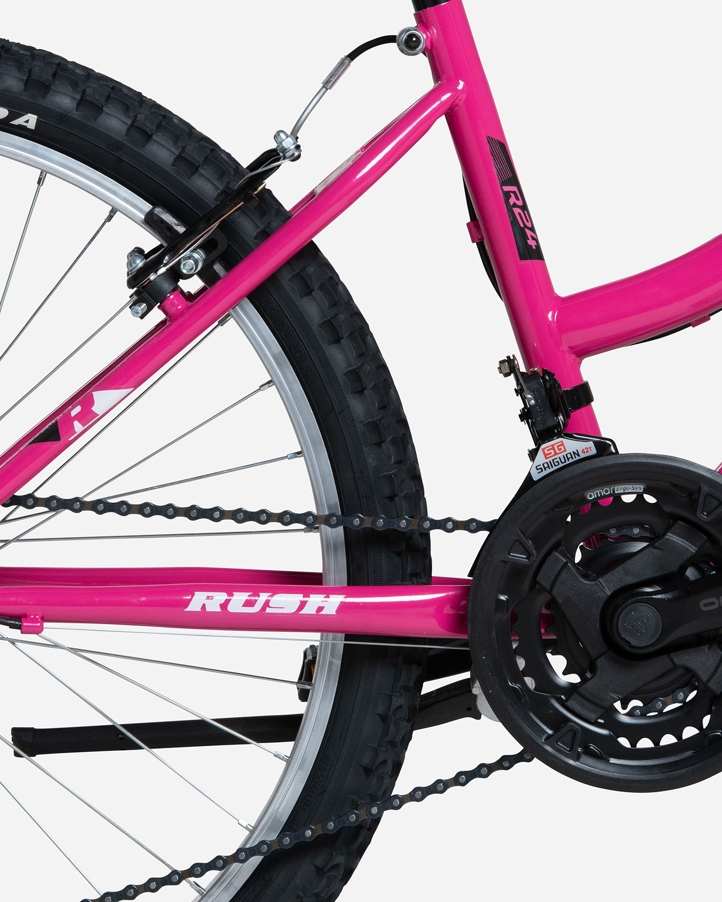 Bici junior RUSH 24 JR - Rosa - 1 | Cisalfa Sport