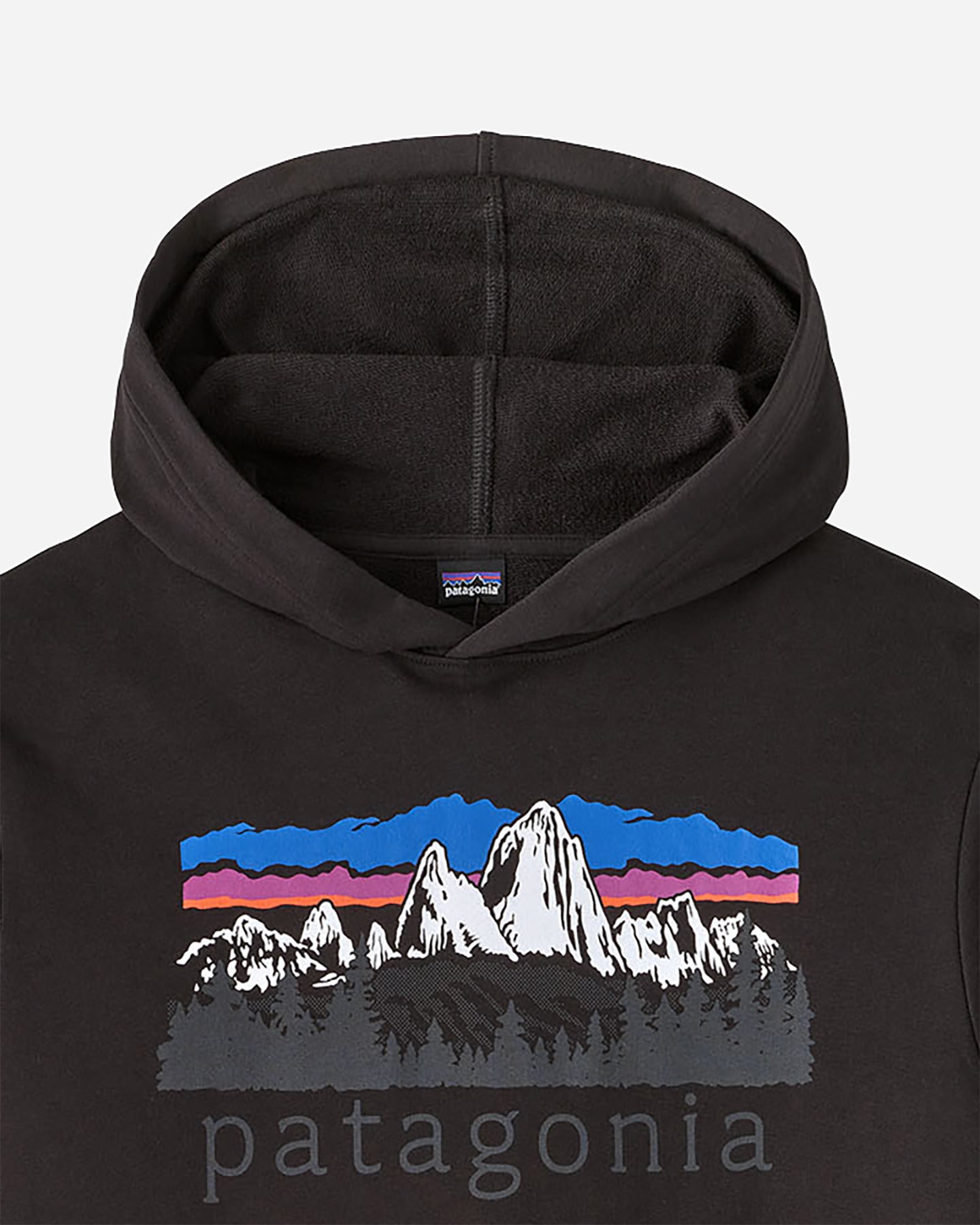 Felpa PATAGONIA FITZ ROY FOOTHILLS DAILY M - Nero - 1 | Cisalfa Sport