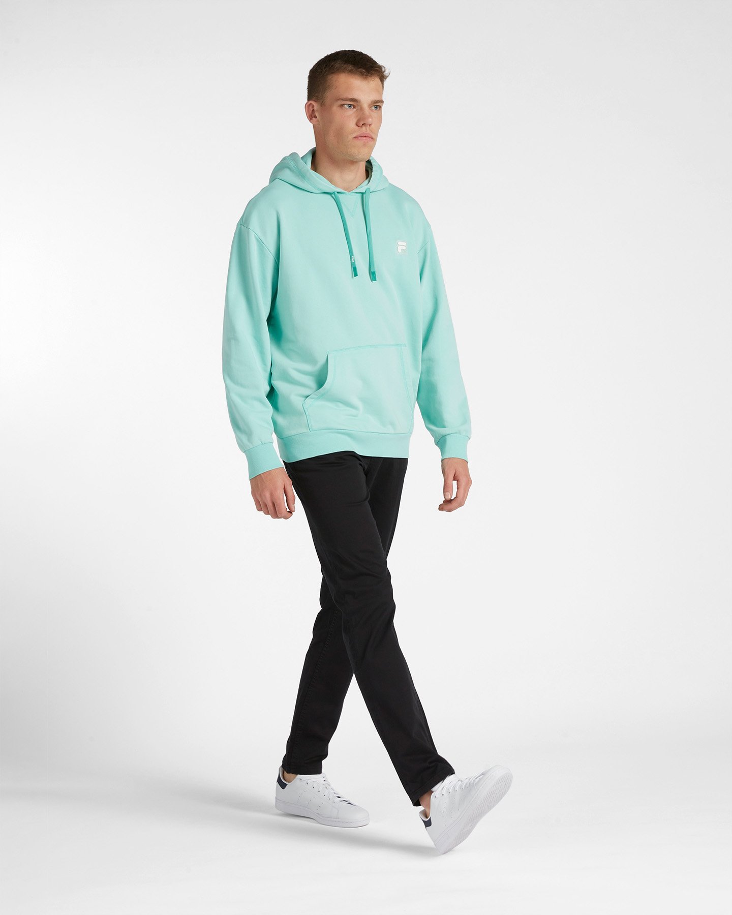 Felpa FILA TRANSPARENT RUBBER F-BOX PATCH M - Azzurro - 3 | Cisalfa Sport