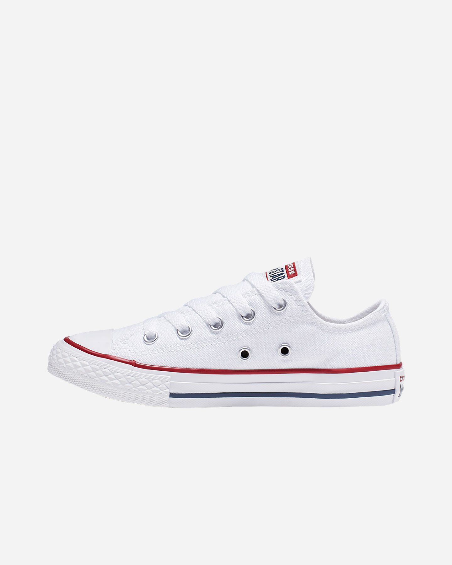 Scarpe sneakers CONVERSE CHUCK TAYLOR ALL STAR OX STAR SEASONAL JR - Bianco - 5 | Cisalfa Sport