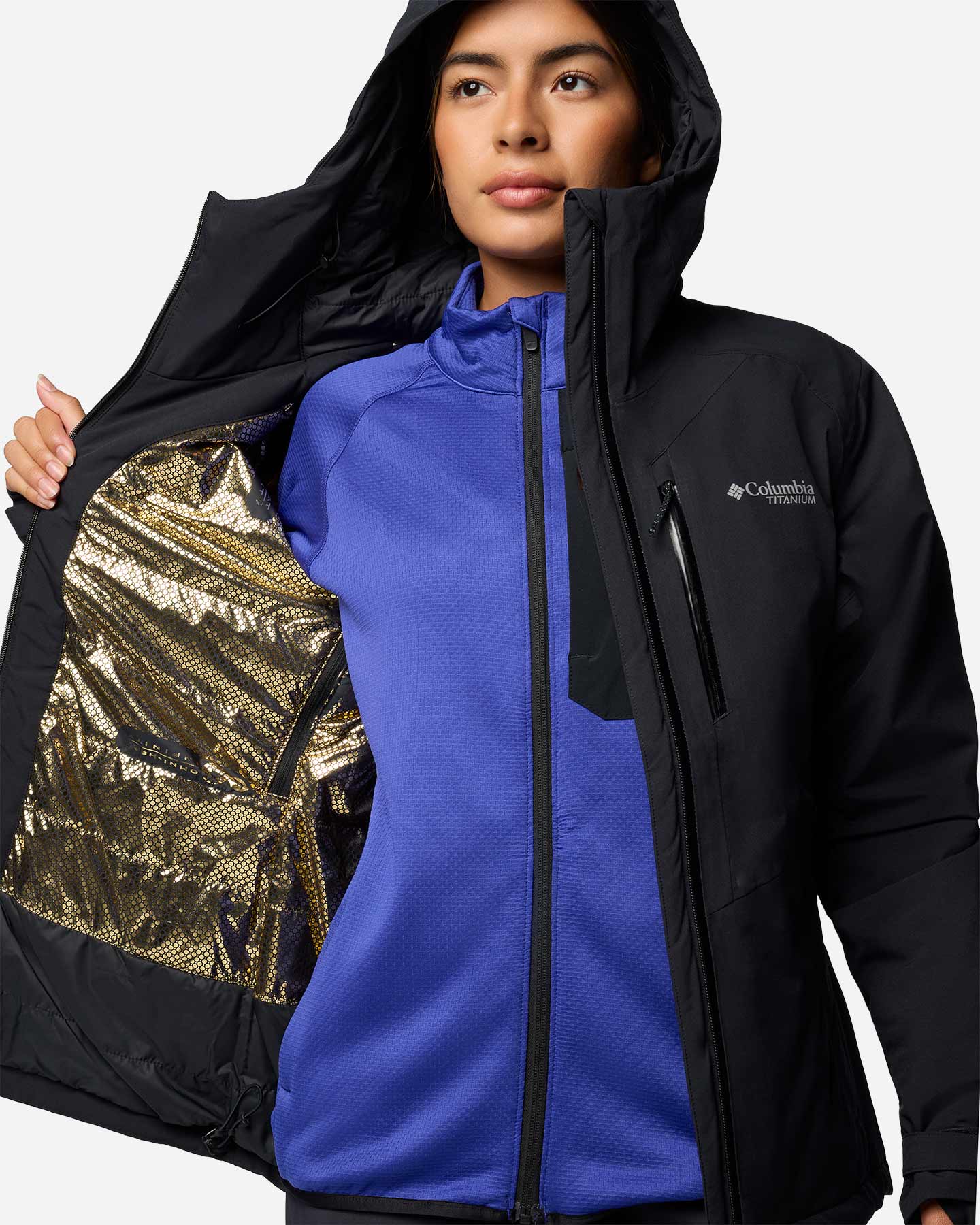 Giacca outdoor COLUMBIA EXPLORERS EDGE II W - Nero - 5 | Cisalfa Sport