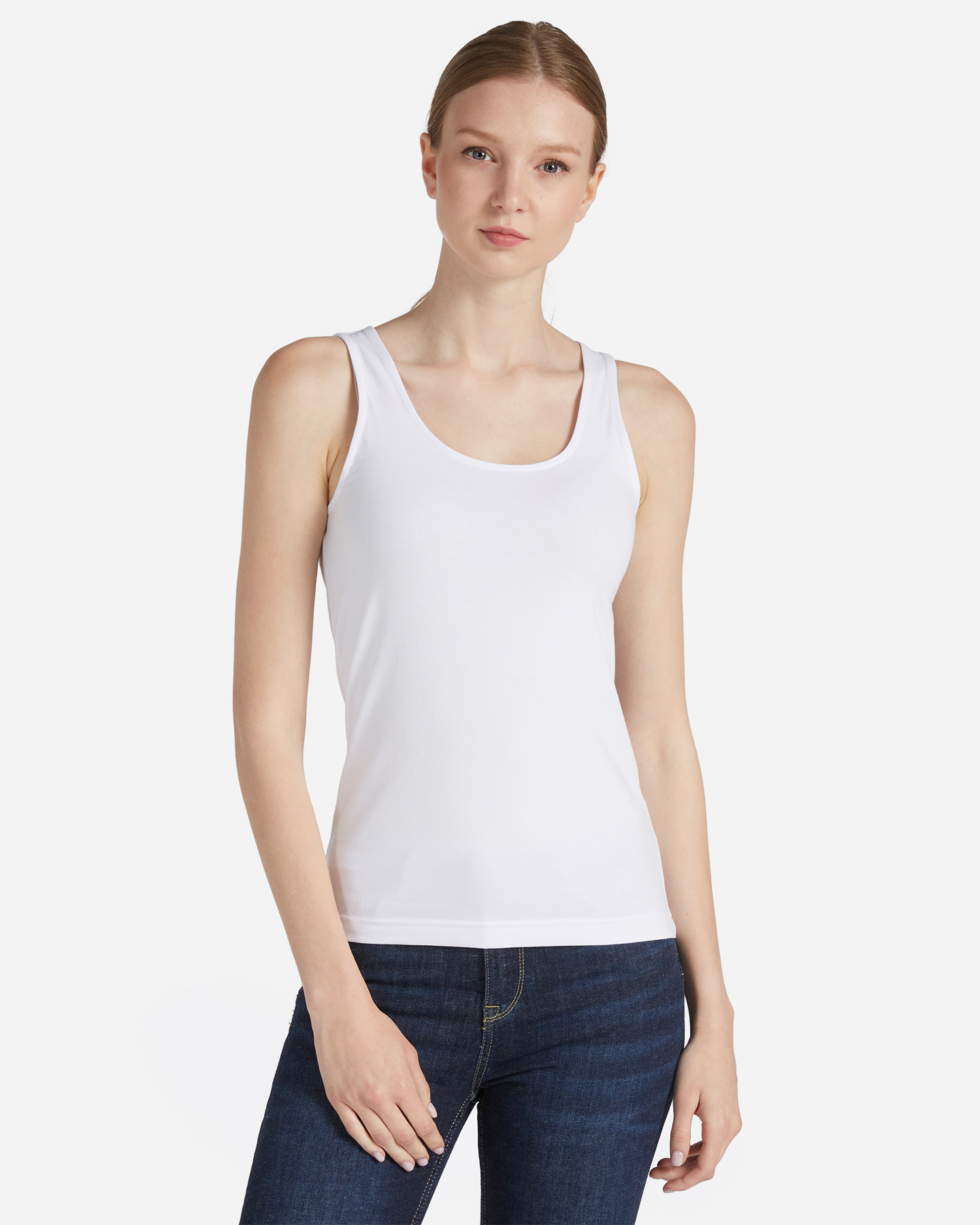 Street One Canotta Basic Donna - Top Morbido E Versatile Per L'Estate, Da Abbinare A Giacca O Jeans