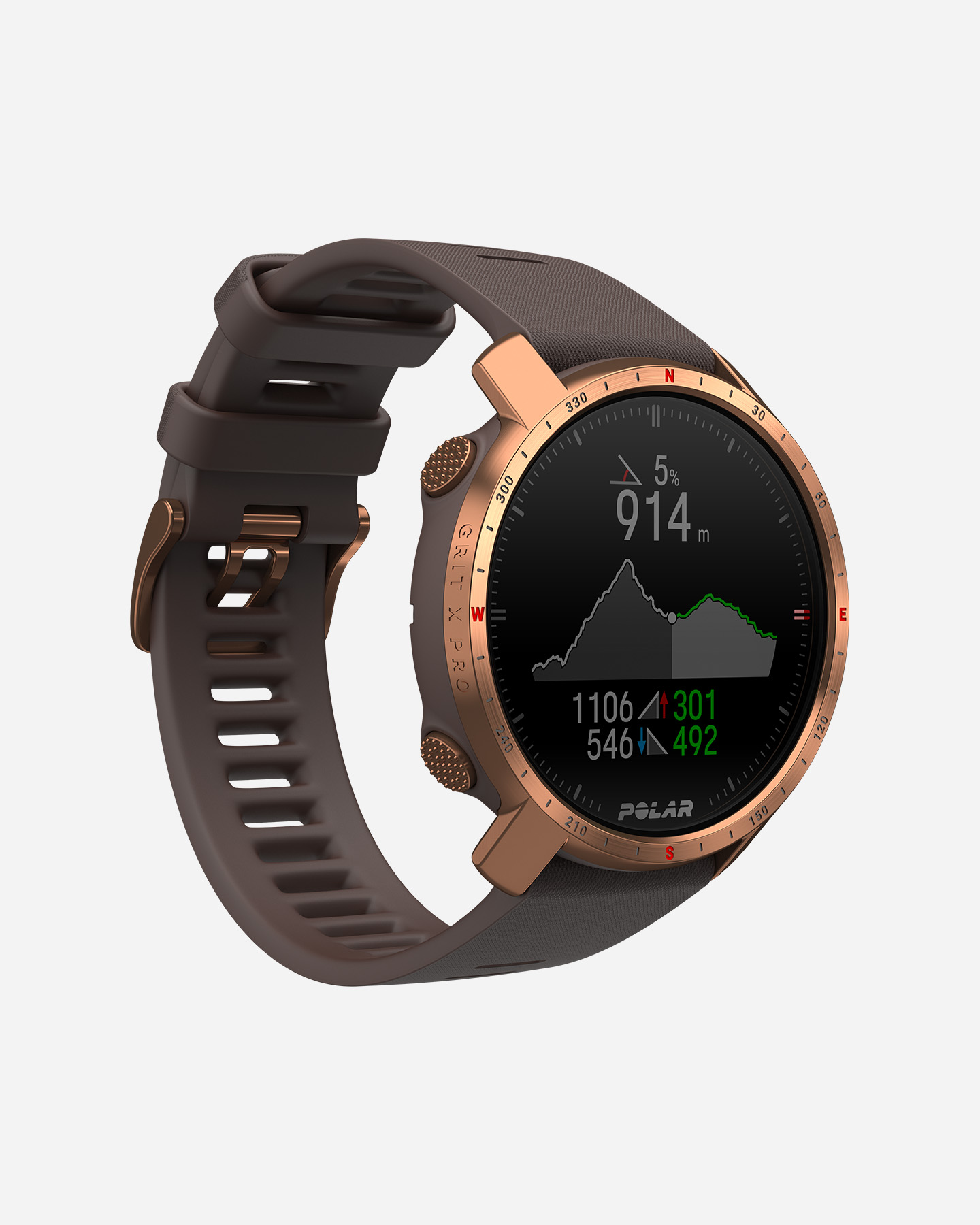 Orologio multifunzione POLAR GRIT X PRO ZAFFIRO M/L - Marrone - 3 | Cisalfa Sport