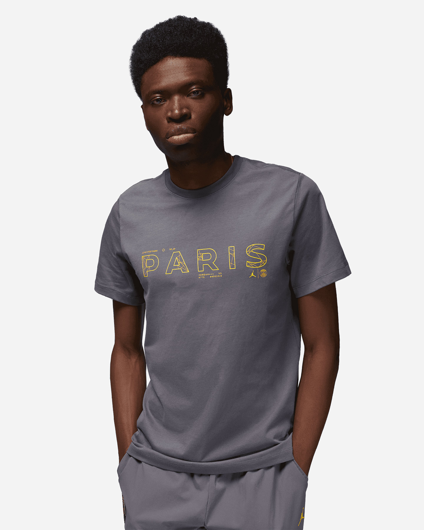 T-shirt NIKE JORDAN PARIS SAINT GERMAIN M - Grigio - 0 | Cisalfa Sport
