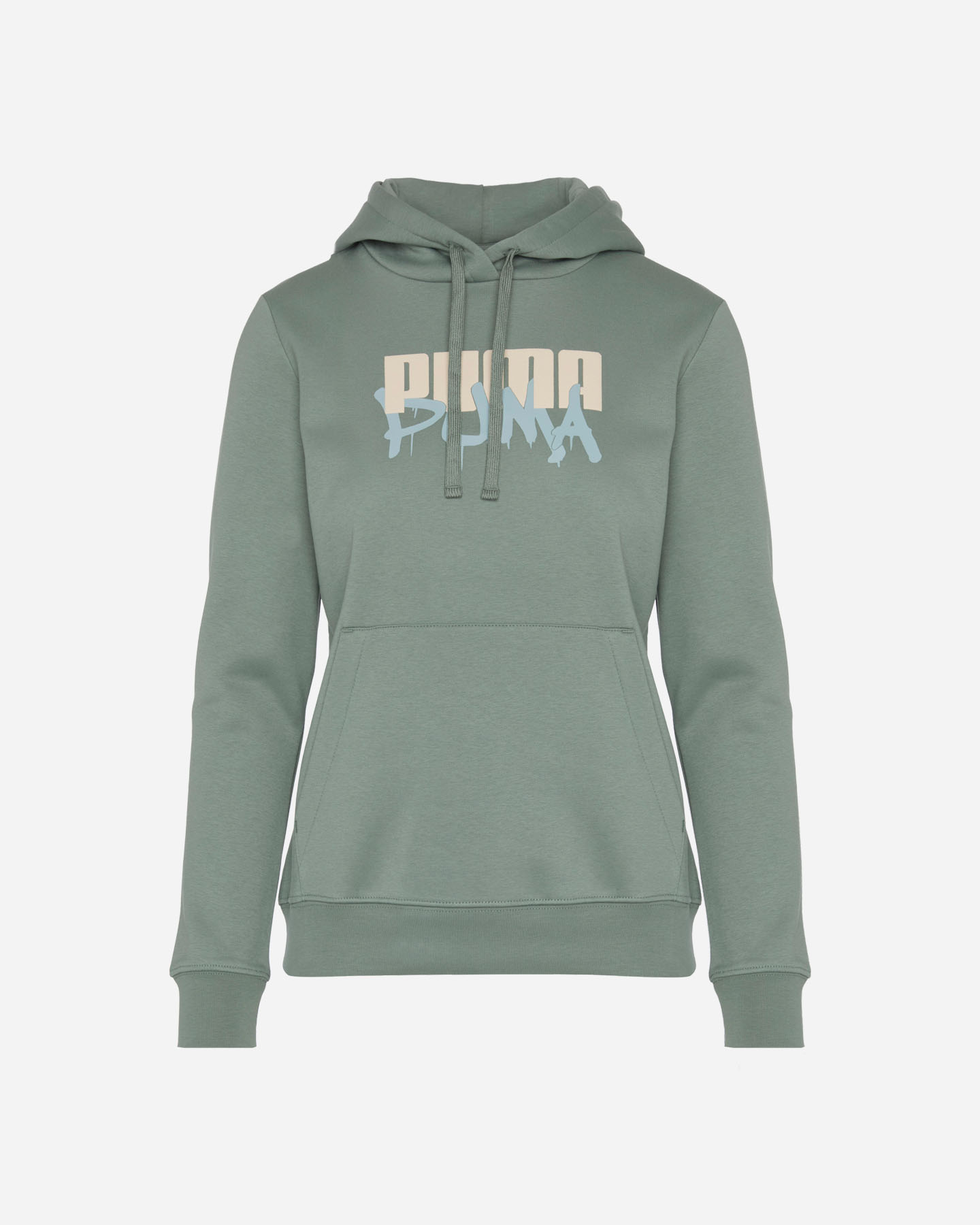 Felpa PUMA BIG LOGO W - Verde - 0 | Cisalfa Sport