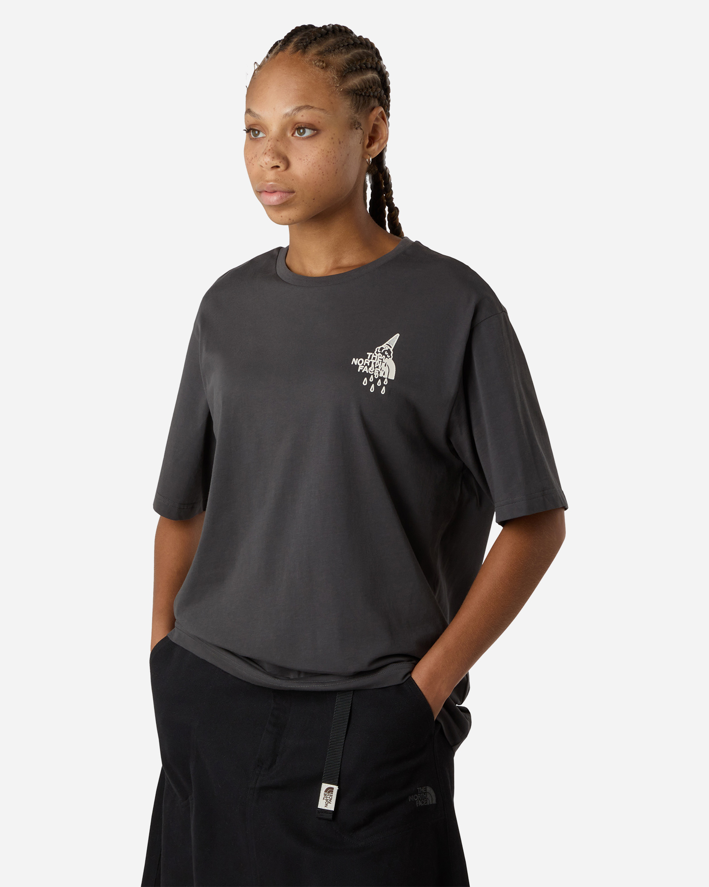 T-shirt THE NORTH FACE POWDER DAYS RELAXED M - Grigio - 2 | Cisalfa Sport