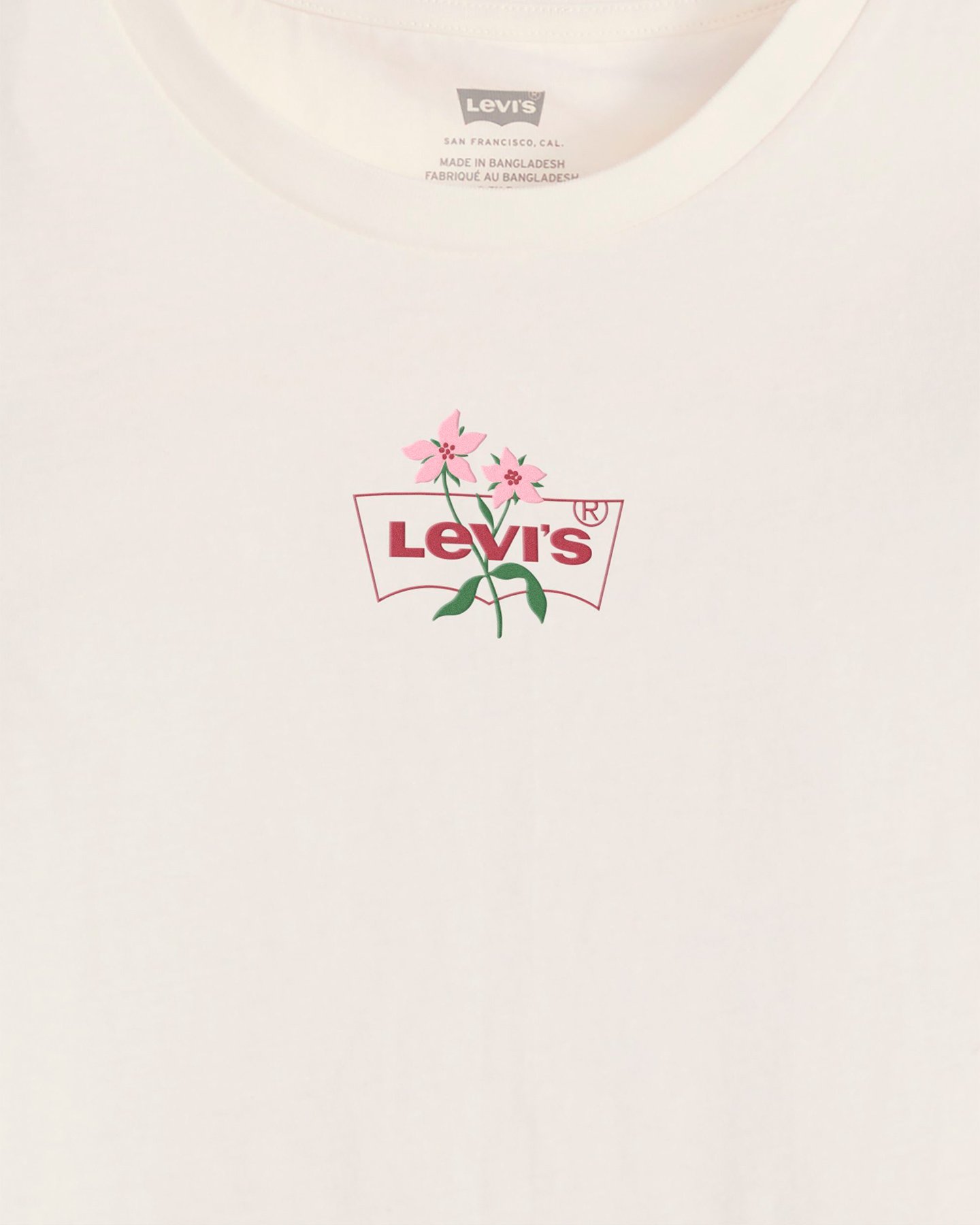 T-shirt LEVI'S FLOWER W - Bianco - 4 | Cisalfa Sport