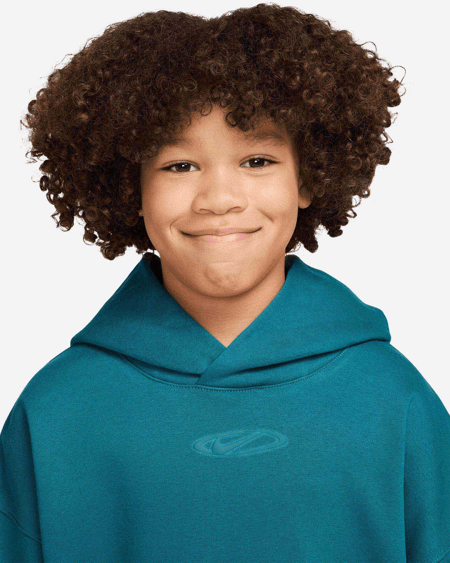 Felpa NIKE BACK PRINT JR - Blu - 2 | Cisalfa Sport