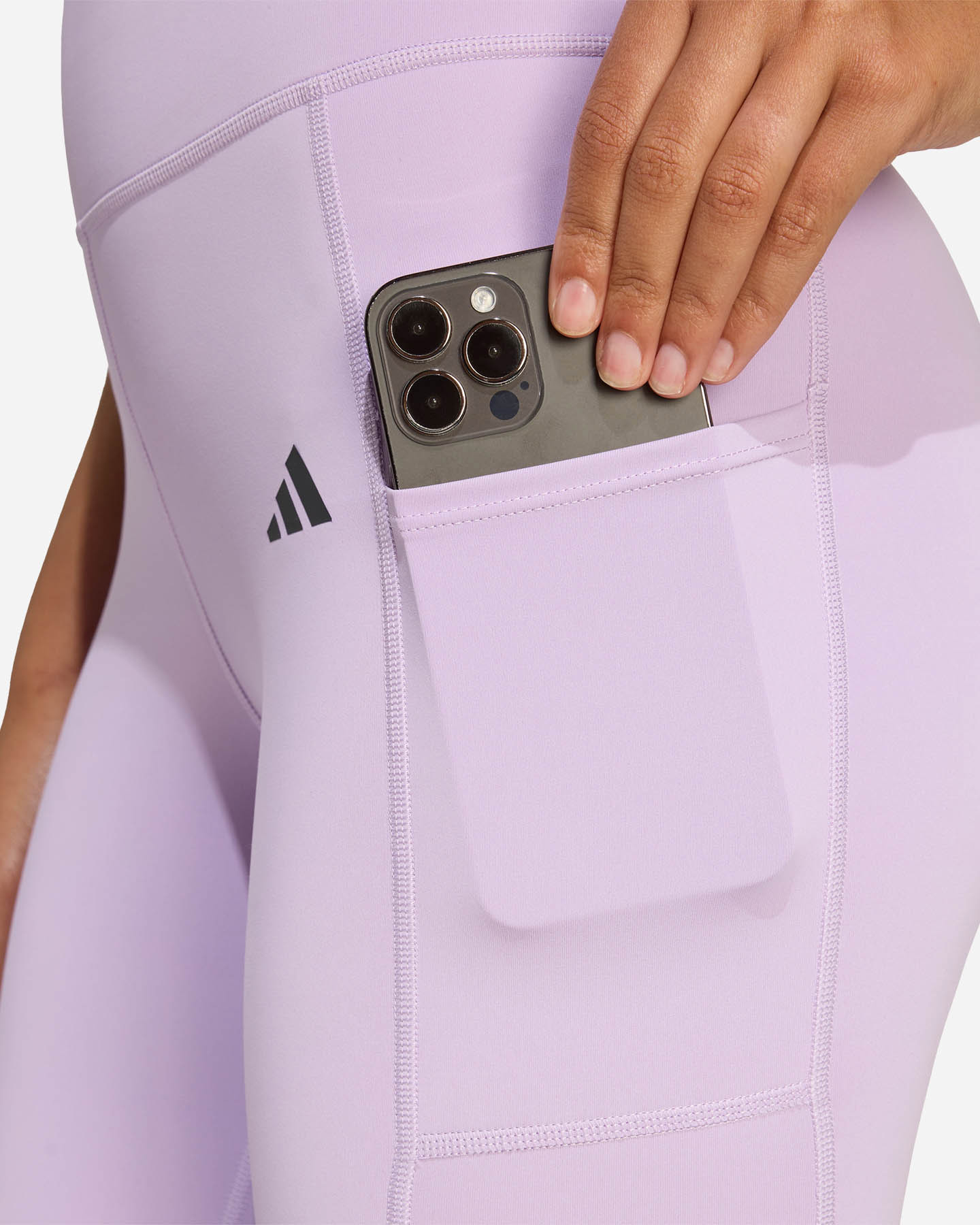 Leggings ADIDAS OPT 3STRIPES W - Lilla - 4 | Cisalfa Sport