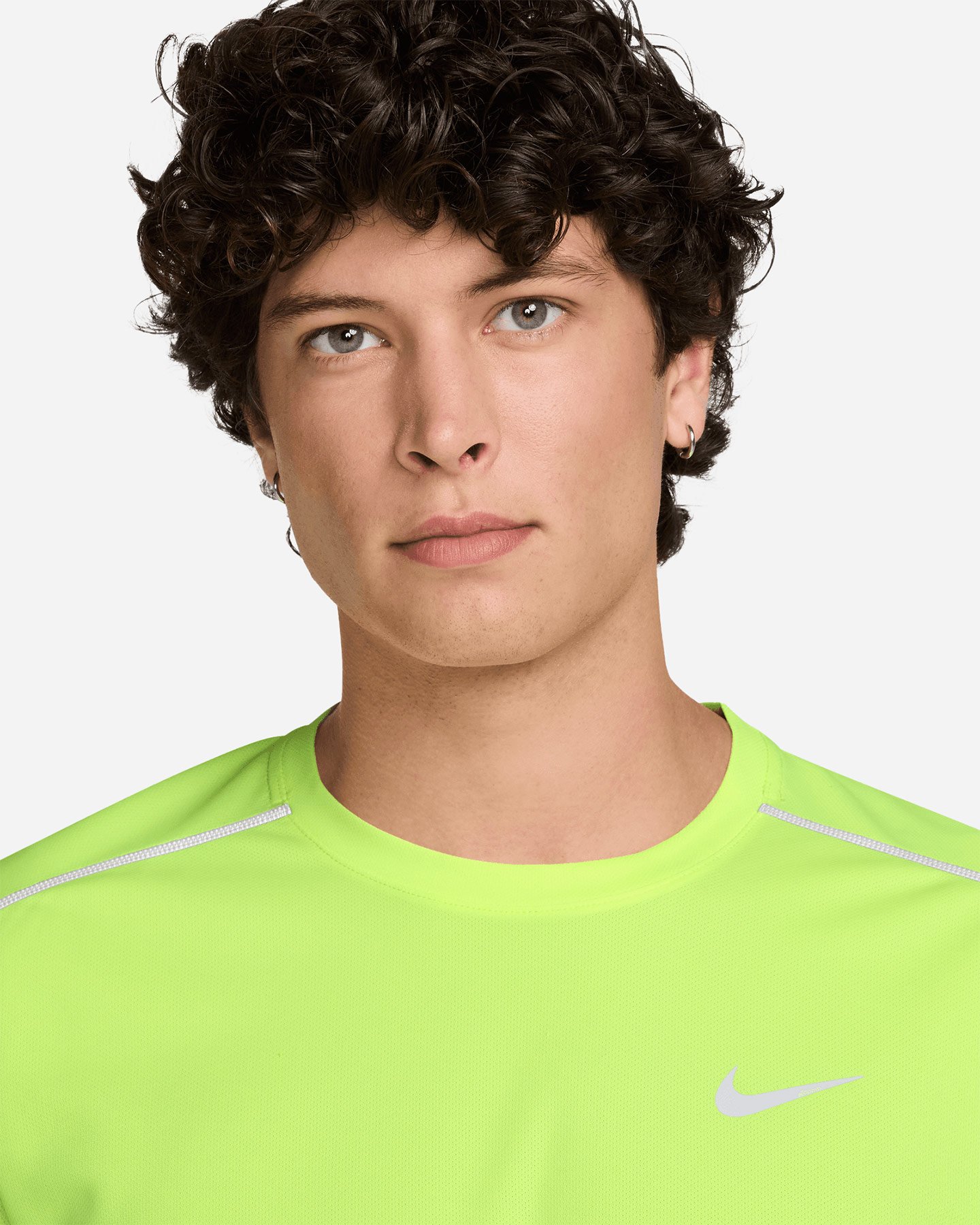 T-shirt running NIKE MILER M - Giallo - 2 | Cisalfa Sport