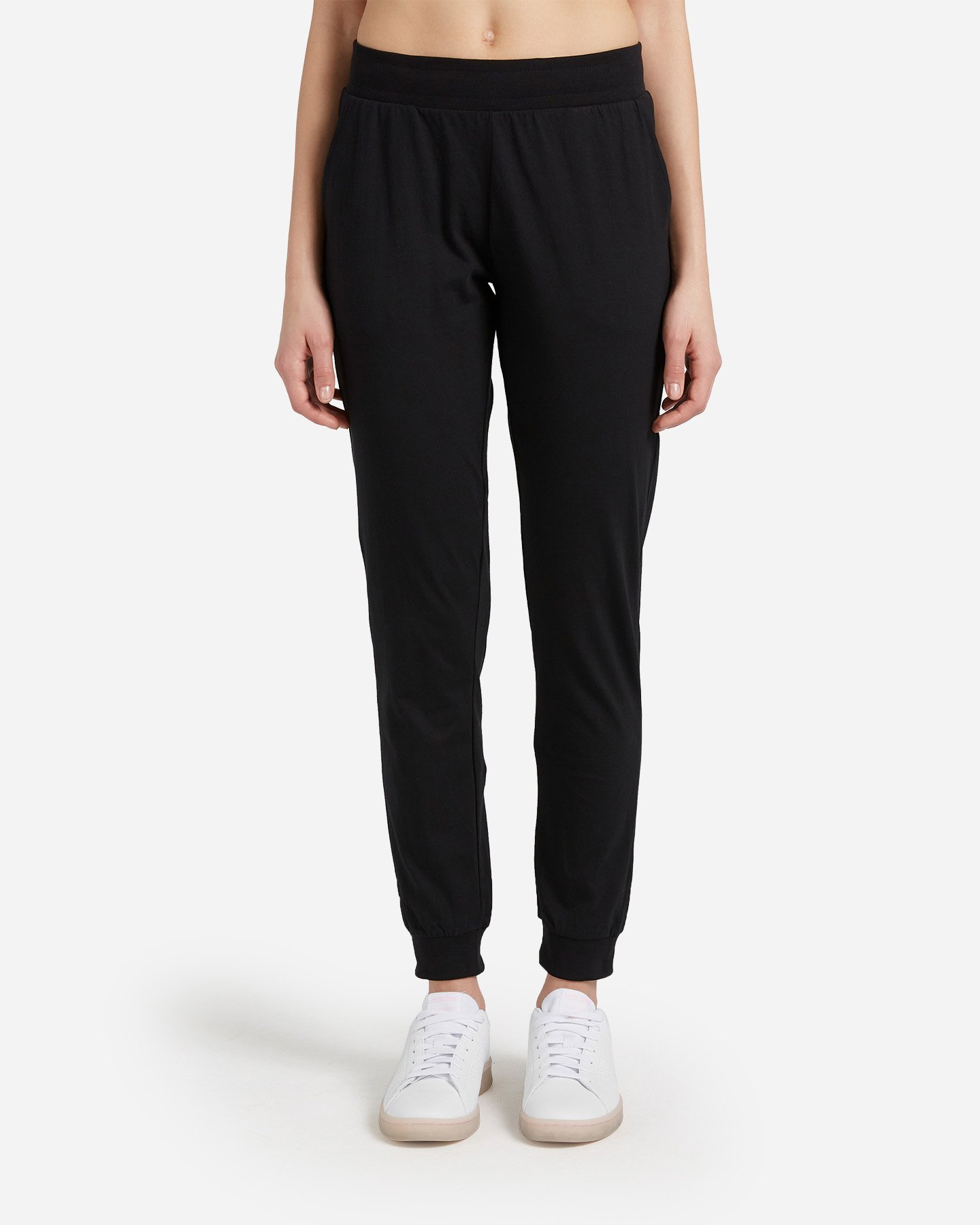 Pantalone ABC JERSEY W - Nero - 0 | Cisalfa Sport