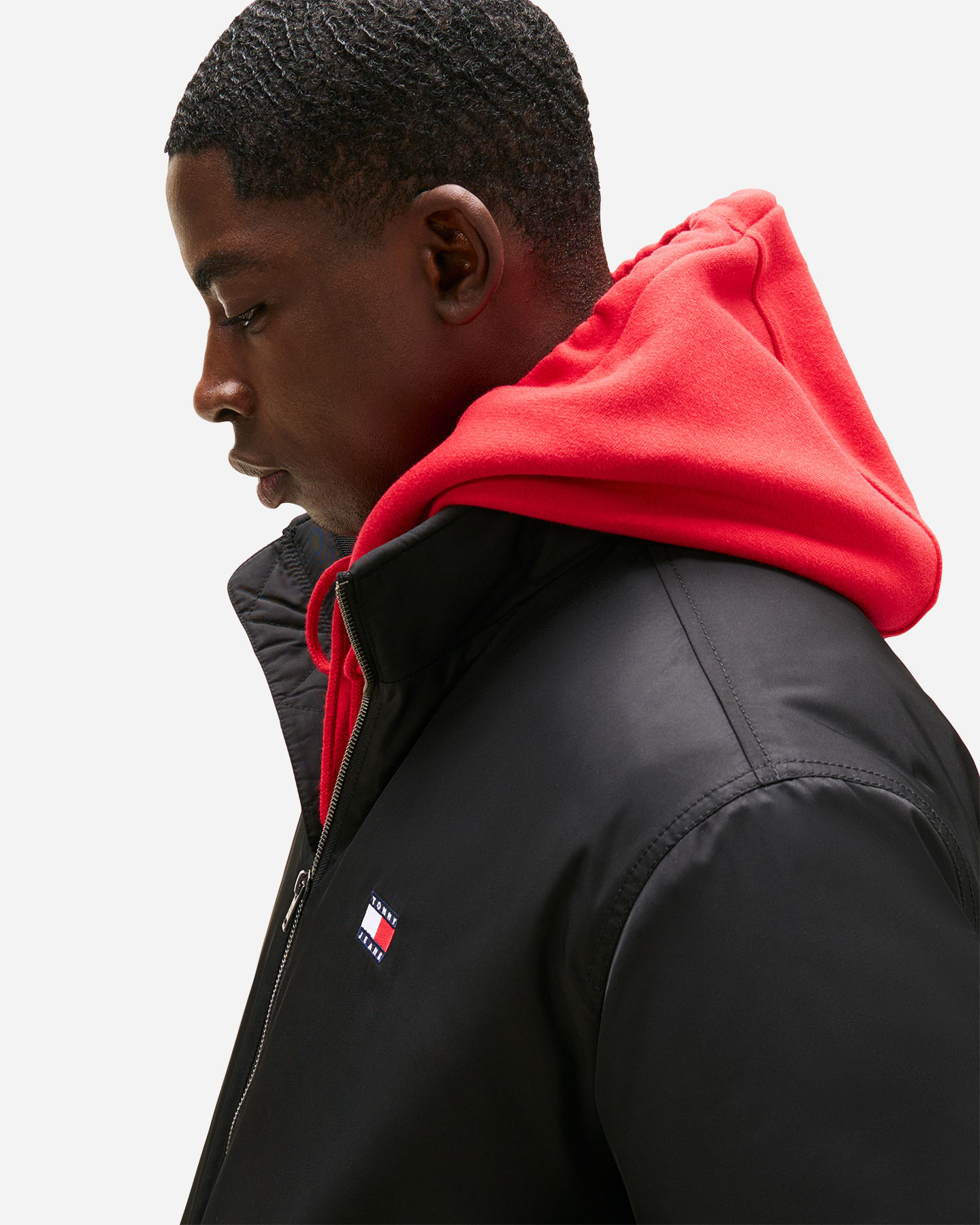 Giubbotto TOMMY HILFIGER ESSENTIAL PADDED M - Nero - 3 | Cisalfa Sport