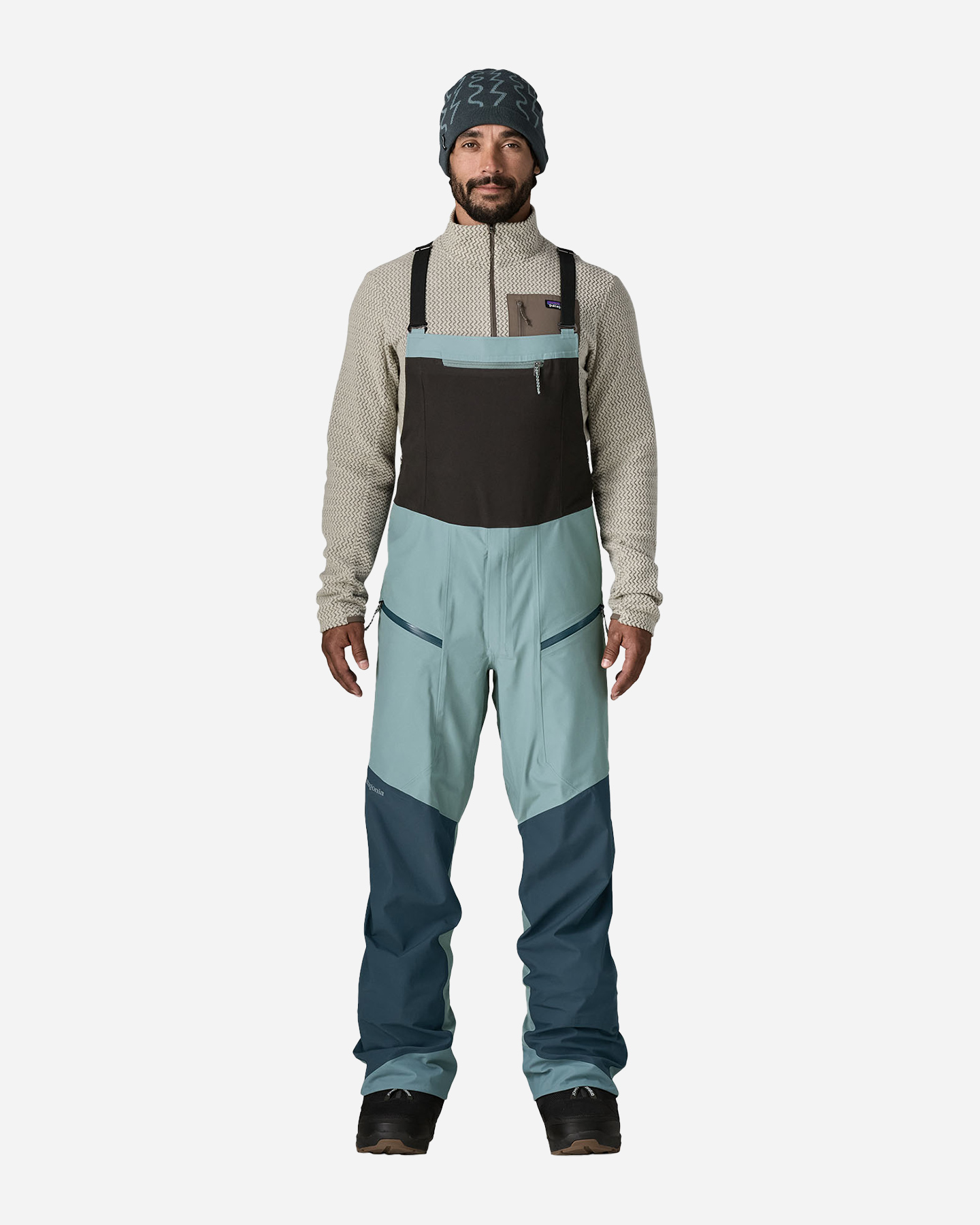 Pantalone sci PATAGONIA SNOWDRIFTER BIBS M - Blu - 1 | Cisalfa Sport