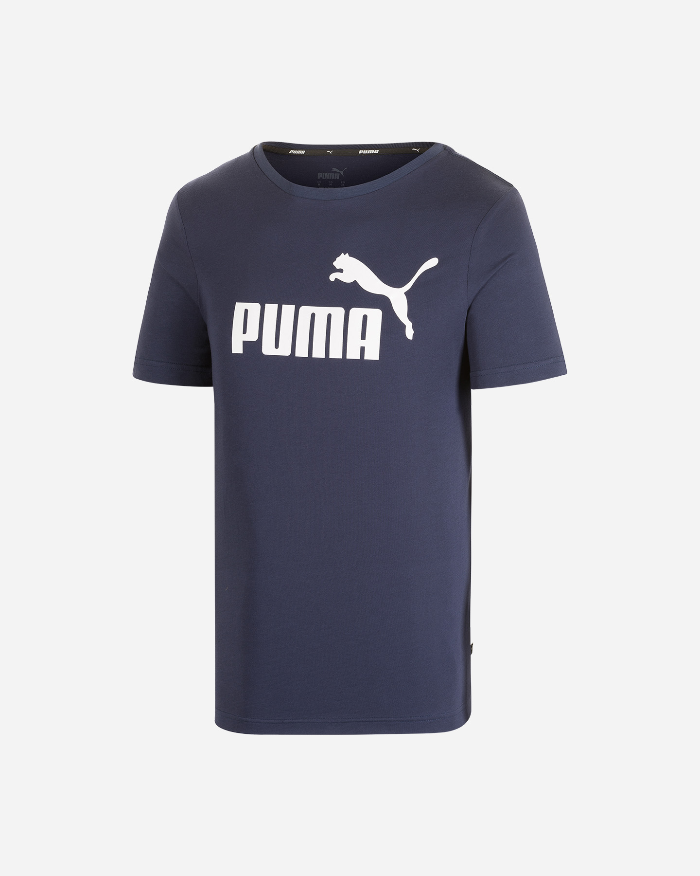 T-shirt PUMA ESSENTIAL LOGO M - Blu - 0 | Cisalfa Sport