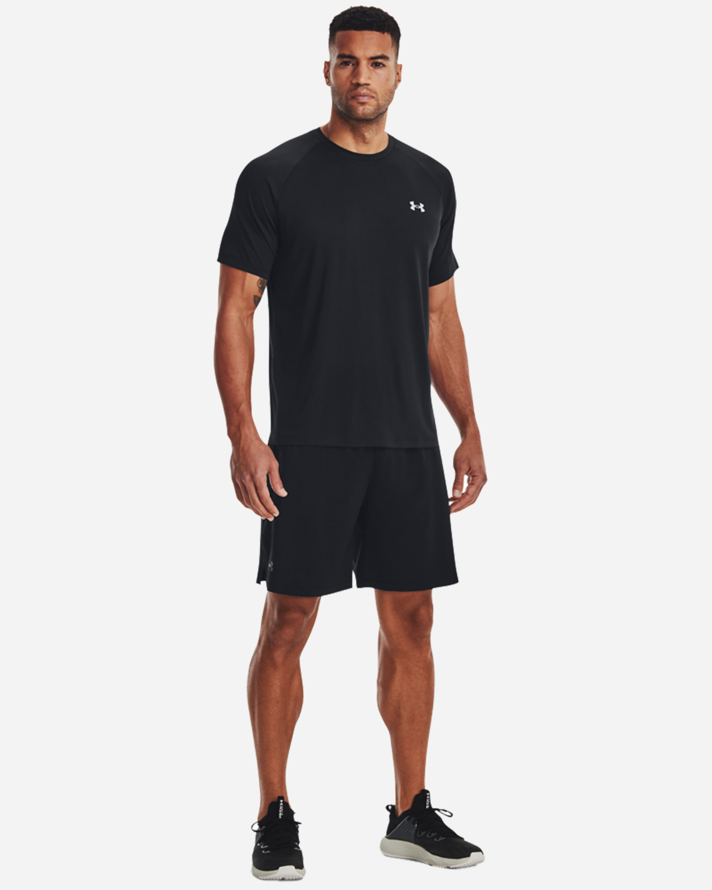 T-shirt training UNDER ARMOUR TECH REFLECTIVE M - Nero - 4 | Cisalfa Sport