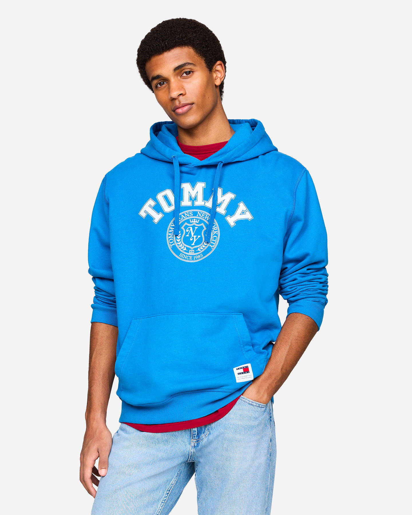 Felpa TOMMY HILFIGER LOGO VARSITY M - Blu - 1 | Cisalfa Sport