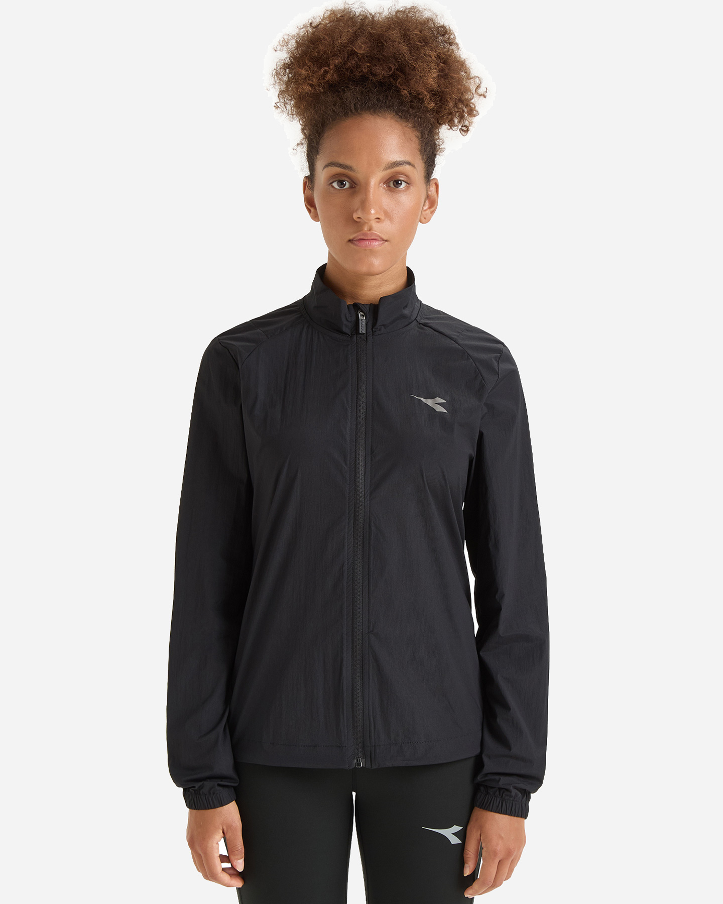 Giacca running DIADORA PACKABLE WIND W - Nero - 0 | Cisalfa Sport