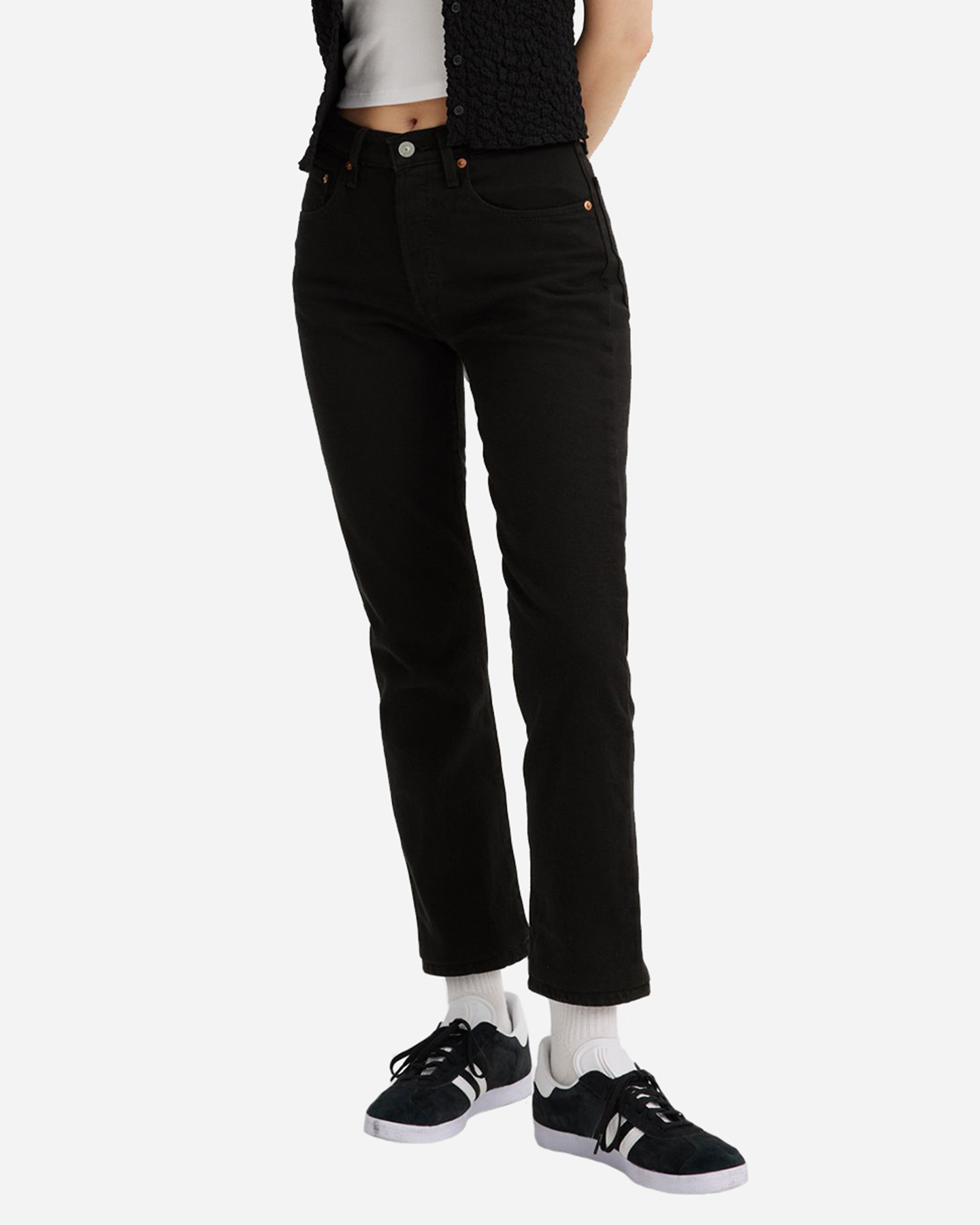 Jeans LEVI'S 501 CROP L28 W - Nero - 0 | Cisalfa Sport