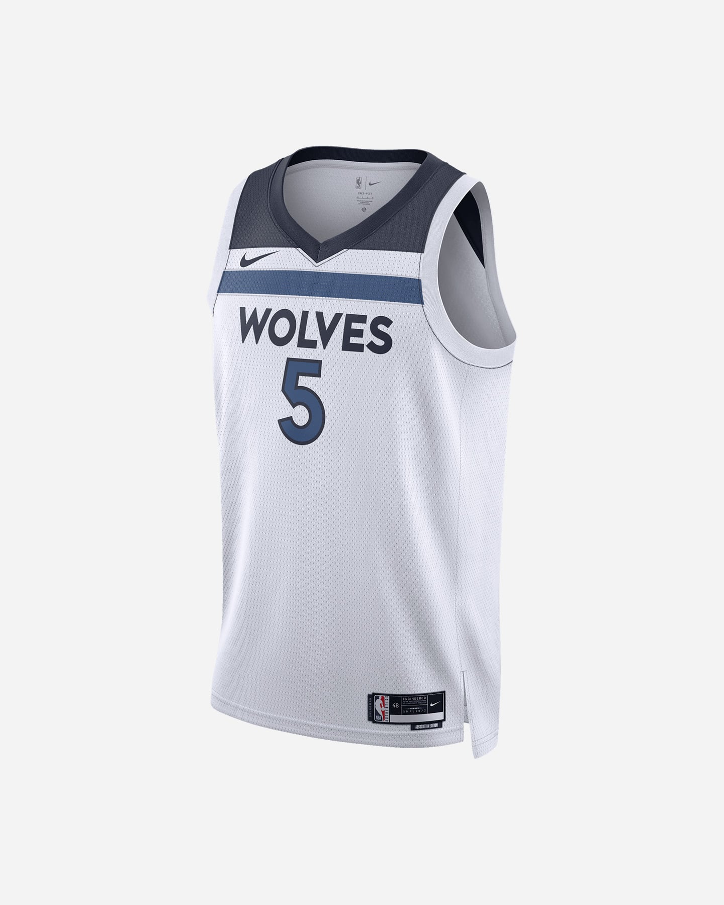Twolves A.e. M - Canotta Basket - Uomo - Bianco