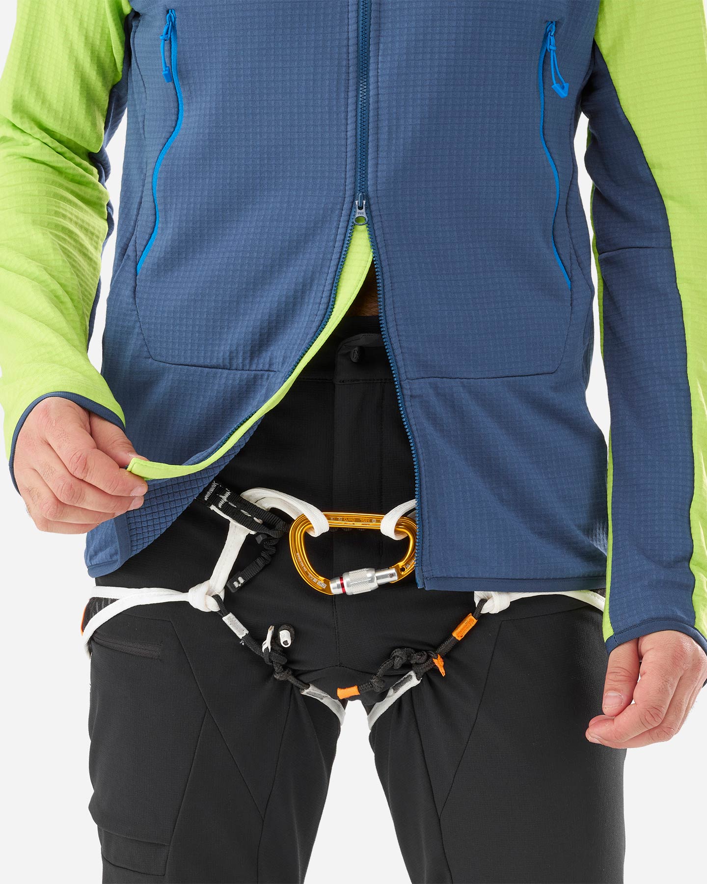 Pile MILLET FUSION GRID M - Denim - 3 | Cisalfa Sport