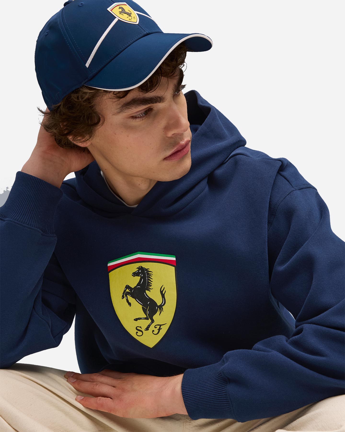 Felpa PUMA FERRARI SPORTSWEAR M - Blu - 5 | Cisalfa Sport