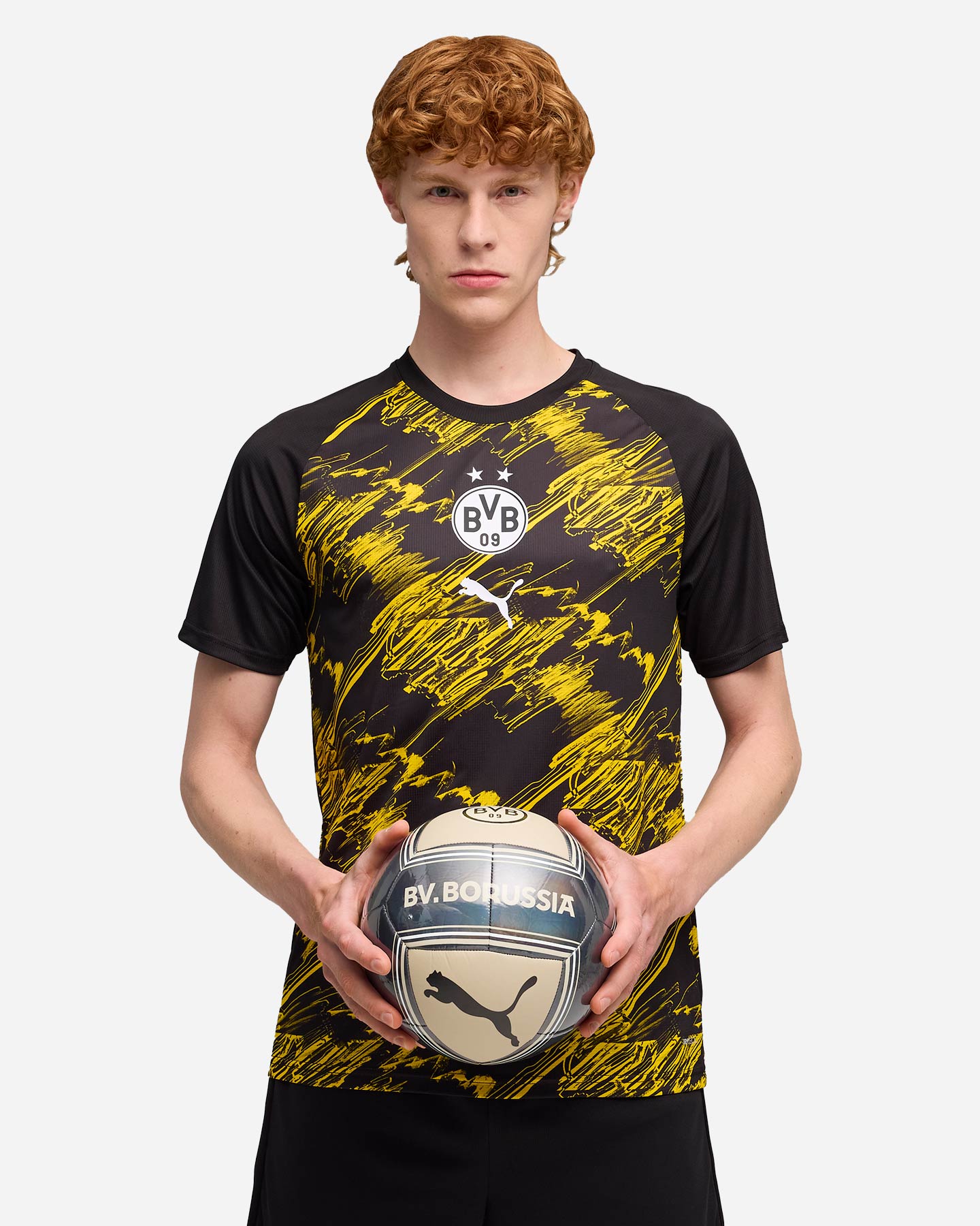 Abbigliamento calcio ufficiale PUMA PREMATCH BORUSSIA DORTMUND 26 M - Color mix - 3 | Cisalfa Sport