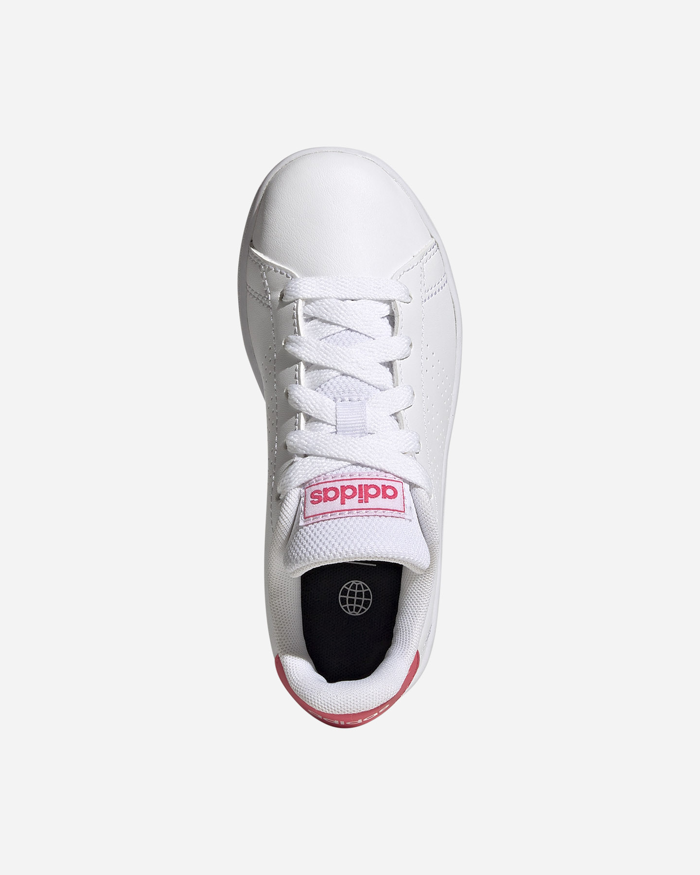 Scarpe sneakers ADIDAS ADVANTAGE COURT GS JR - Bianco - 2 | Cisalfa Sport