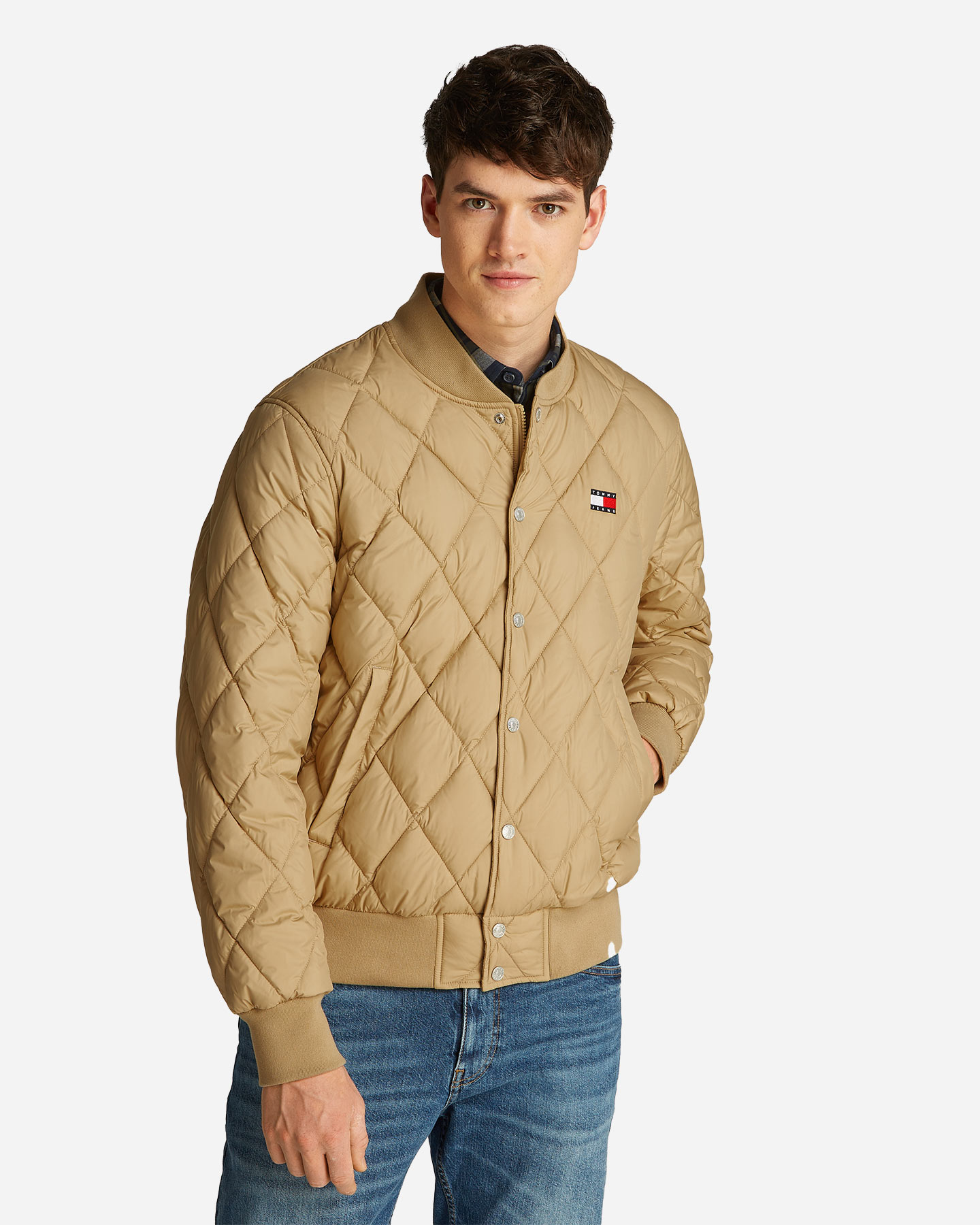 Giubbotto TOMMY HILFIGER QUILTED BEIGE M - Beige - 2 | Cisalfa Sport