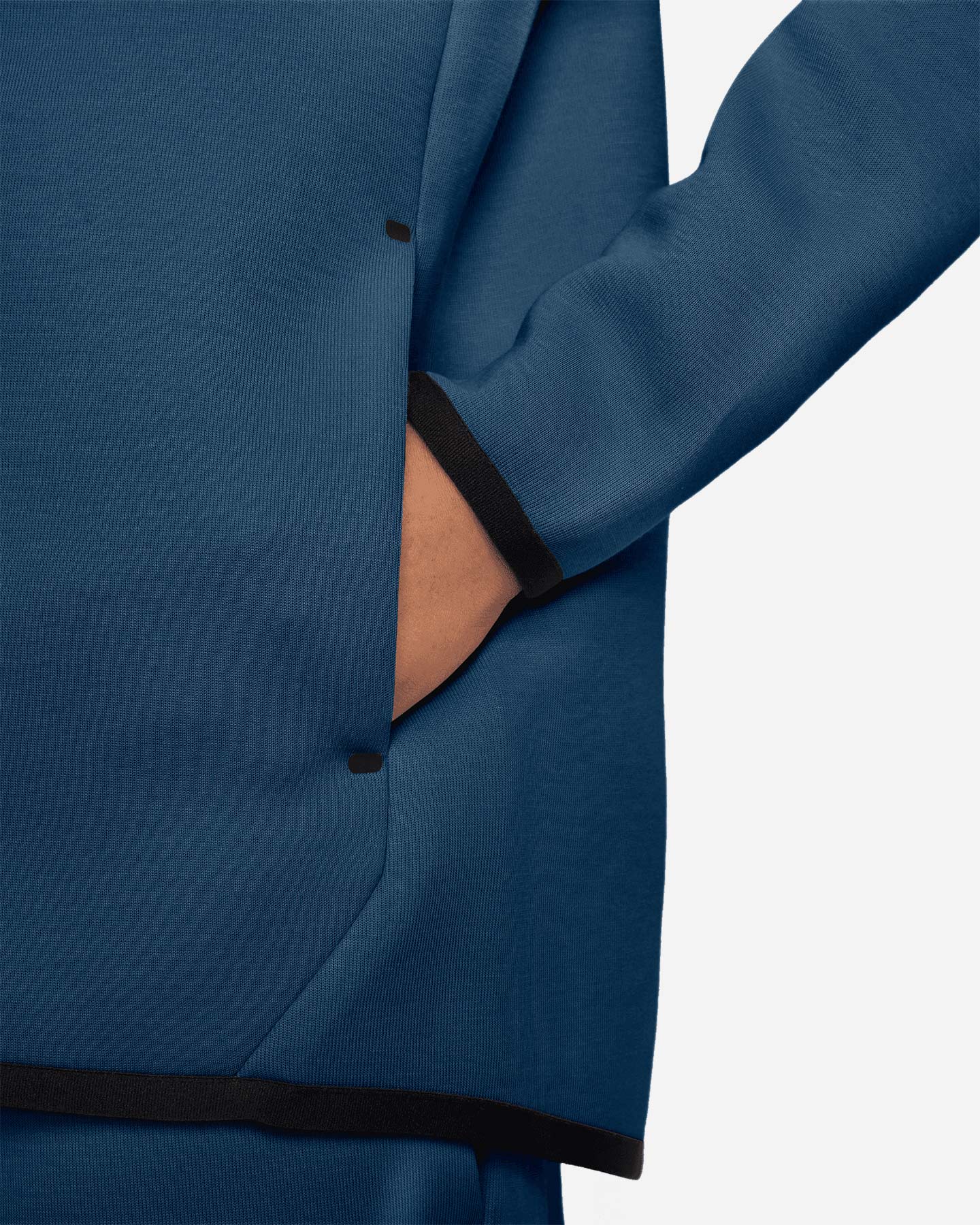 Felpa NIKE TECH FLEECE 2 JR - Azzurro - 2 | Cisalfa Sport