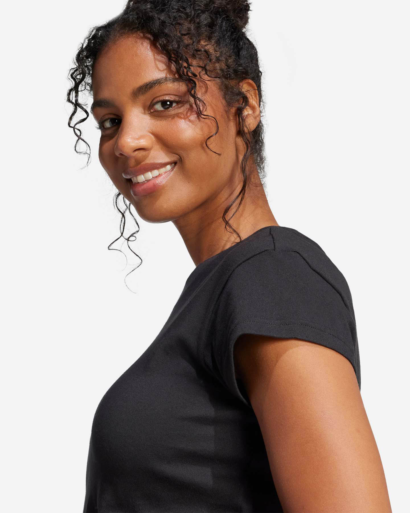T-shirt ADIDAS CROP W - Nero - 5 | Cisalfa Sport