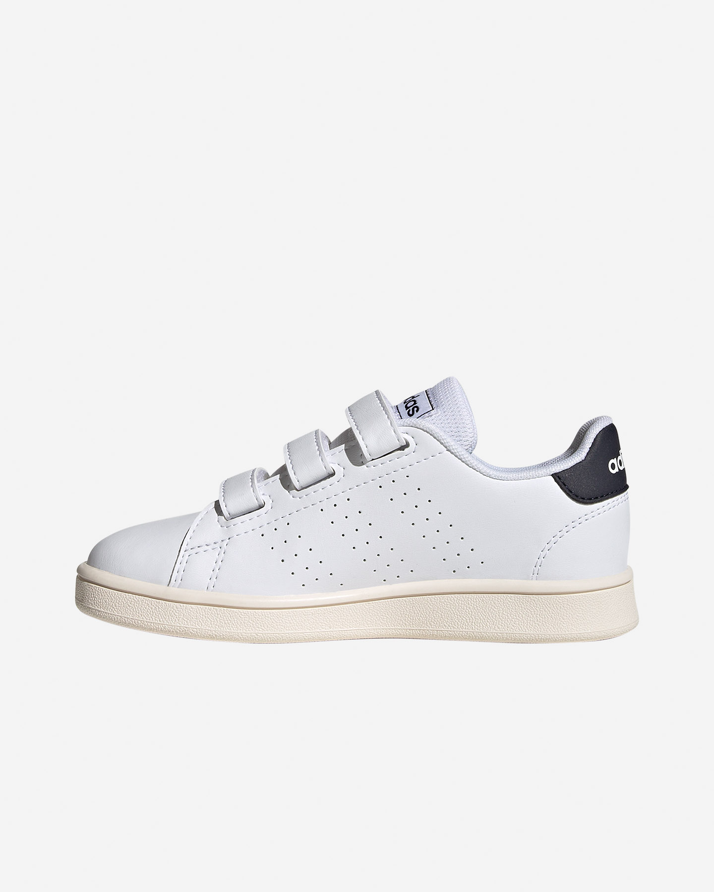 Scarpe sneakers ADIDAS ADVANTAGE JR - Bianco - 3 | Cisalfa Sport