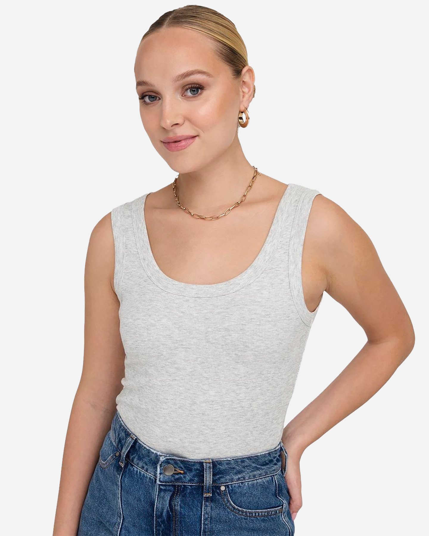 Canotta ONLY EASY W - Grigio - 2 | Cisalfa Sport