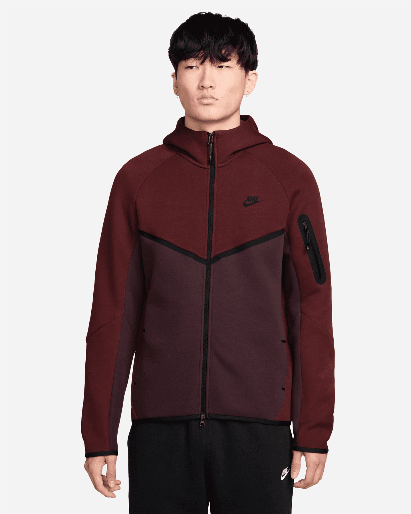 Felpa NIKE TECH FLEECE WR M - Rosso - 0 | Cisalfa Sport