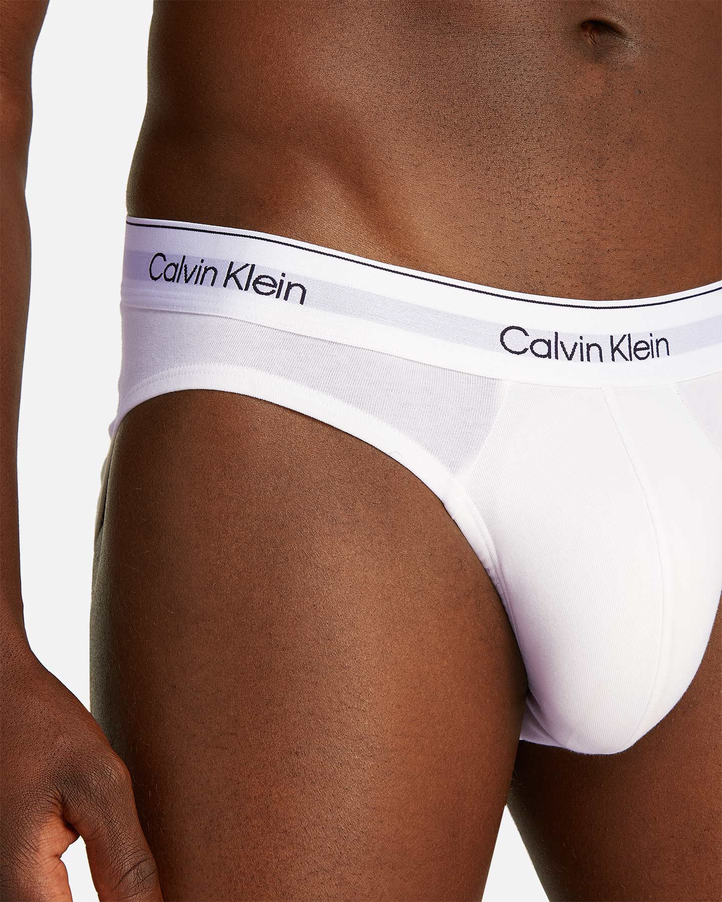 Intimo CALVIN KLEIN UNDERWEAR 3PACK SLIP HIP M - Bianco - 4 | Cisalfa Sport