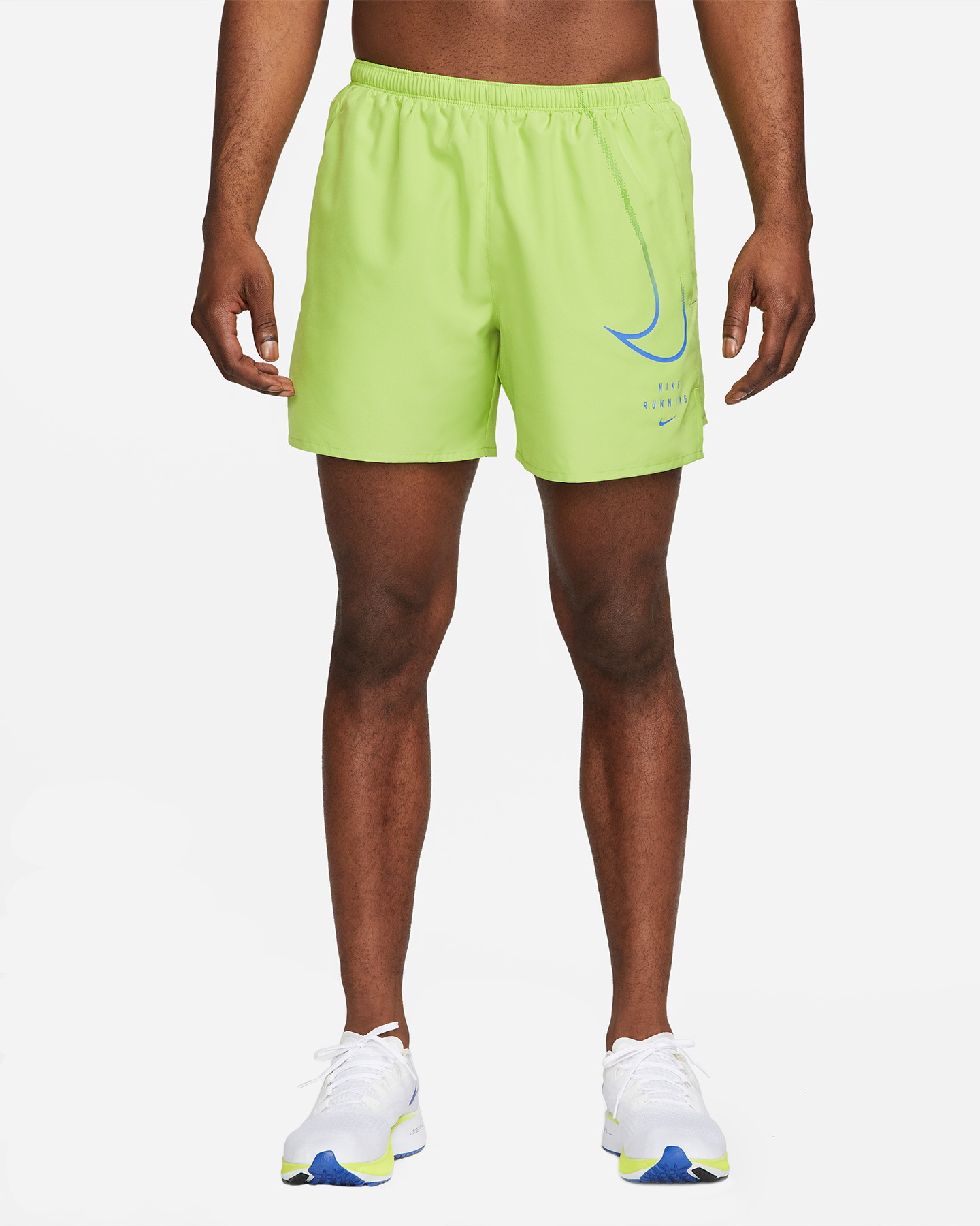 Short running NIKE DRI FIT RUN DIVISION CHALLENGER 5" M - Verde - 0 | Cisalfa Sport