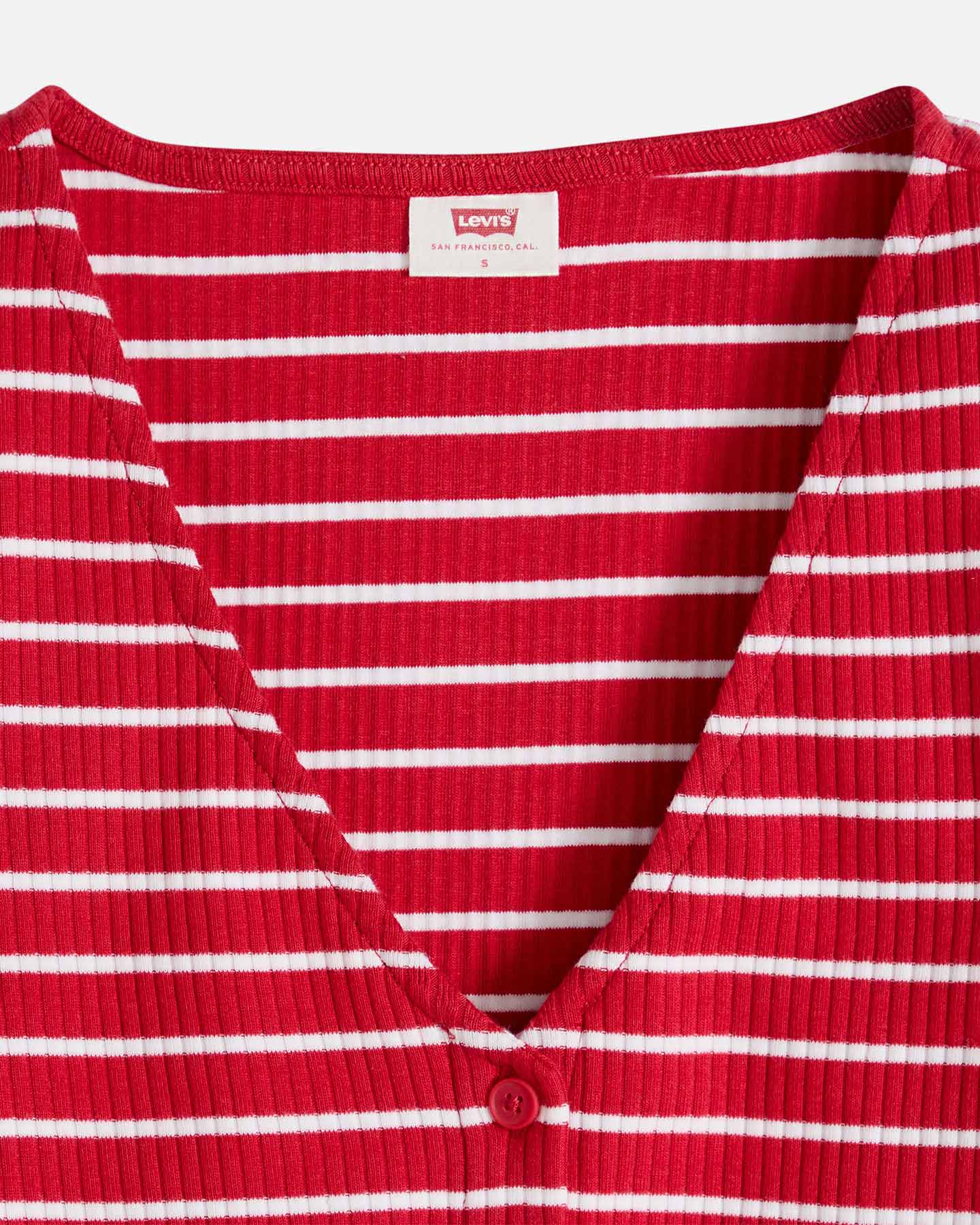 T-shirt LEVI'S SERAFINO STRIPE W - Rosso - 4 | Cisalfa Sport