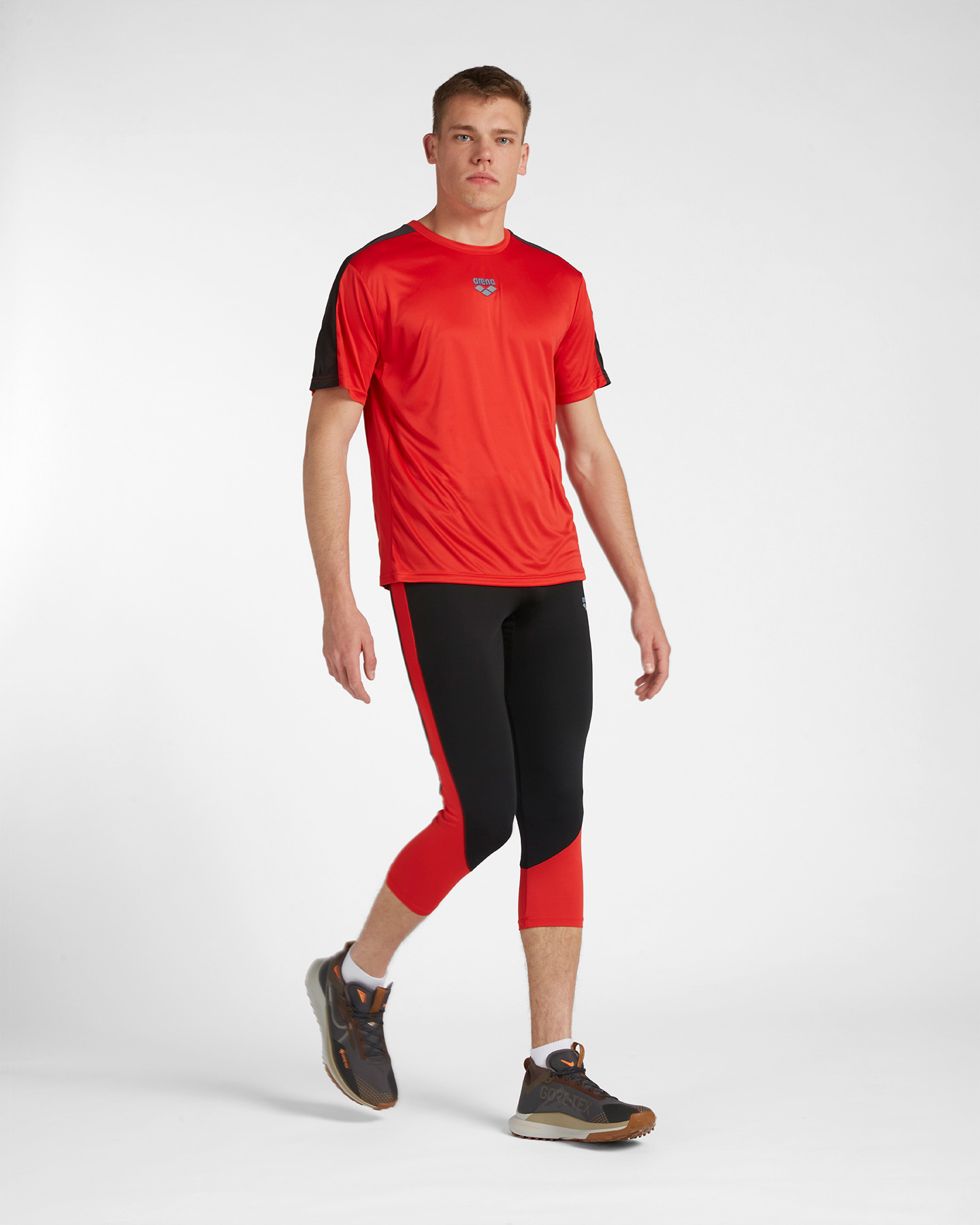 T-shirt running ARENA ATHLETIC RUN M - Rosso - 3 | Cisalfa Sport