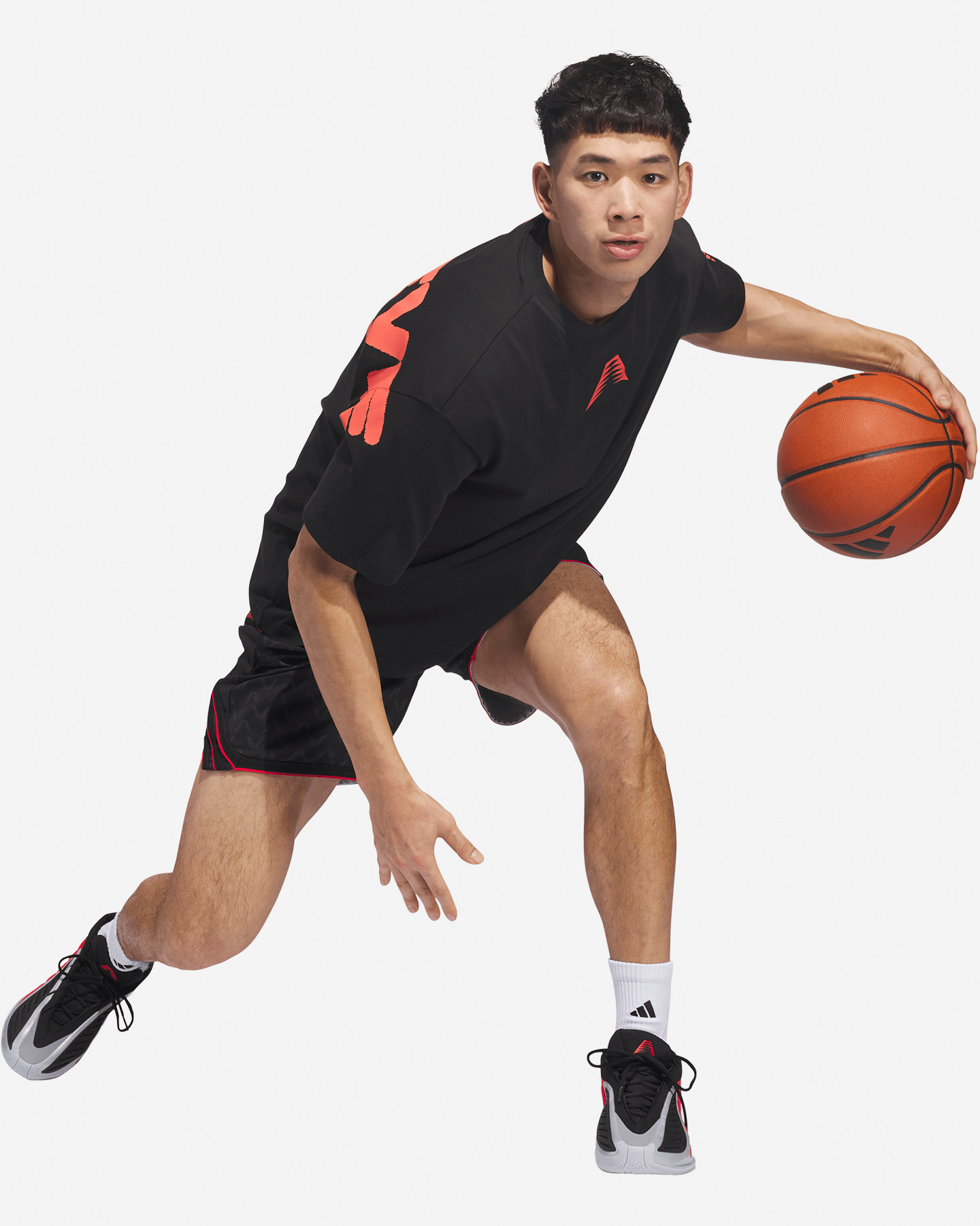 Pantaloncini basket ADIDAS ANTHONY EDWARDS CRAZY LITE M - Nero - 3 | Cisalfa Sport