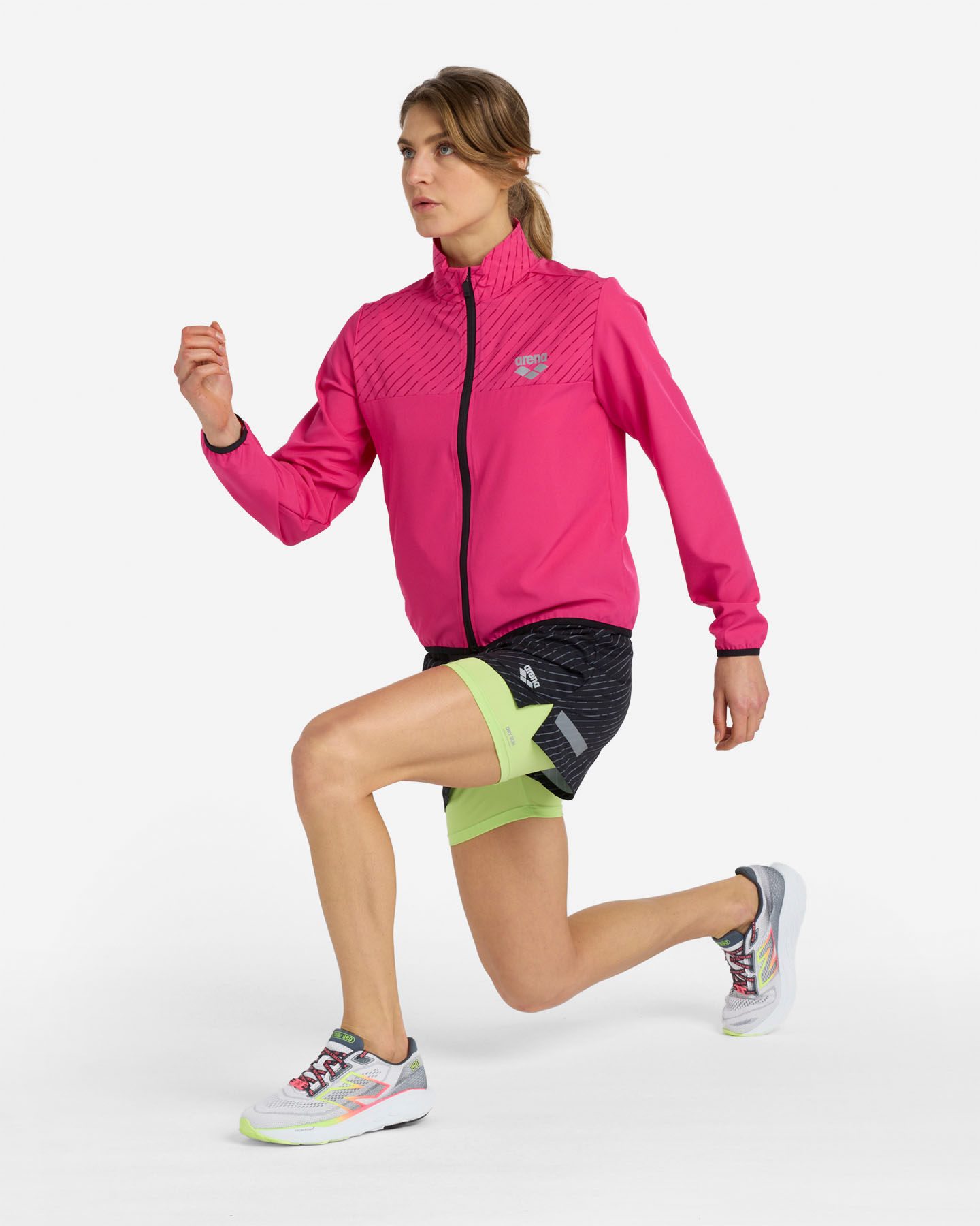 Giacca running ARENA ATHLETIC RUN W - Nero - 2 | Cisalfa Sport