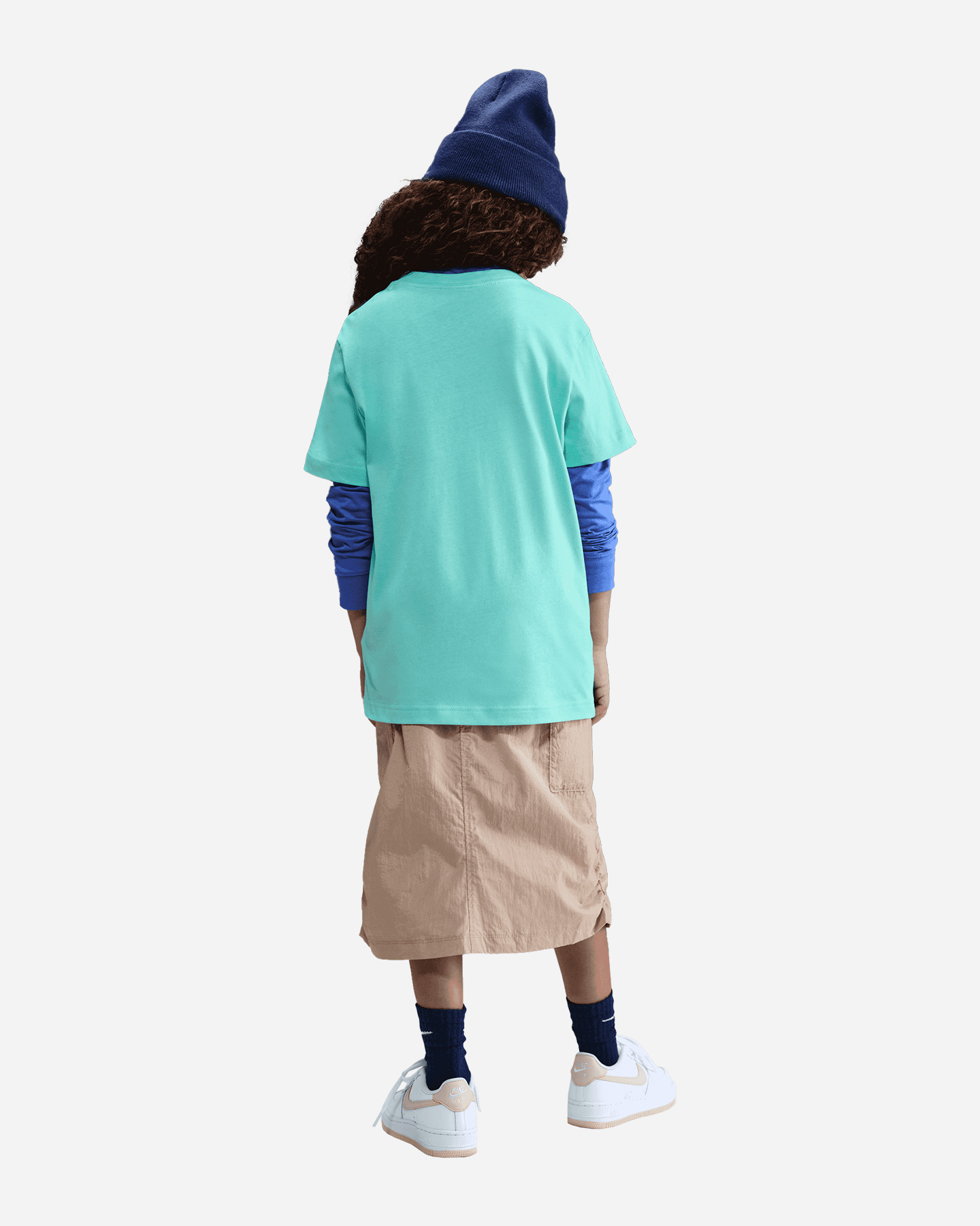 T-shirt NIKE BOYFRIEND BIG LOGO JR - Verde - 2 | Cisalfa Sport