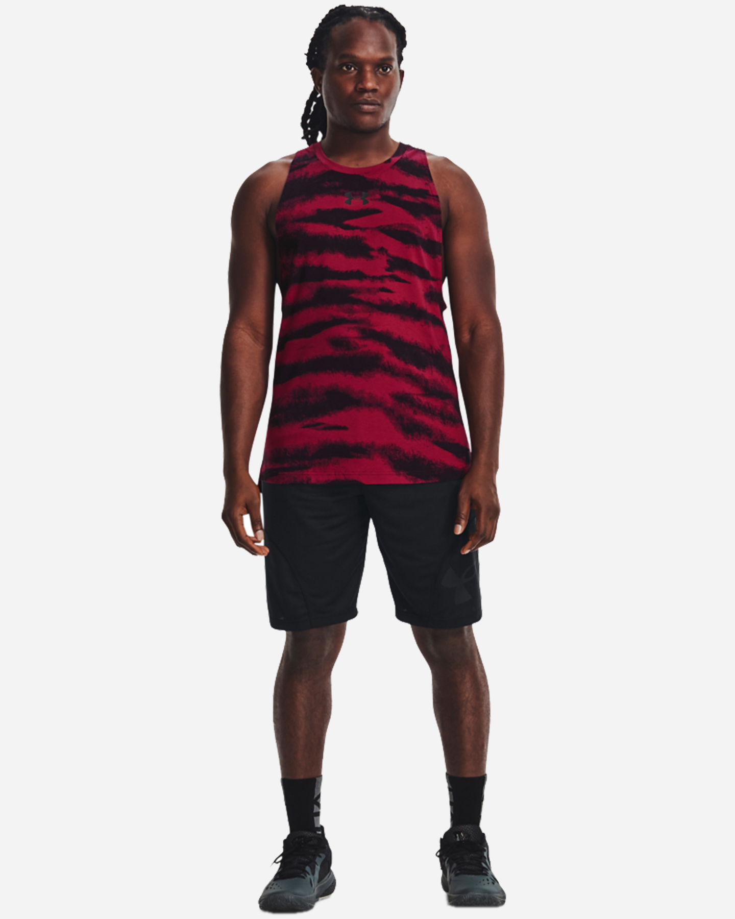 Pantaloncini basket UNDER ARMOUR PERIMETER 11" M - Nero - 4 | Cisalfa Sport