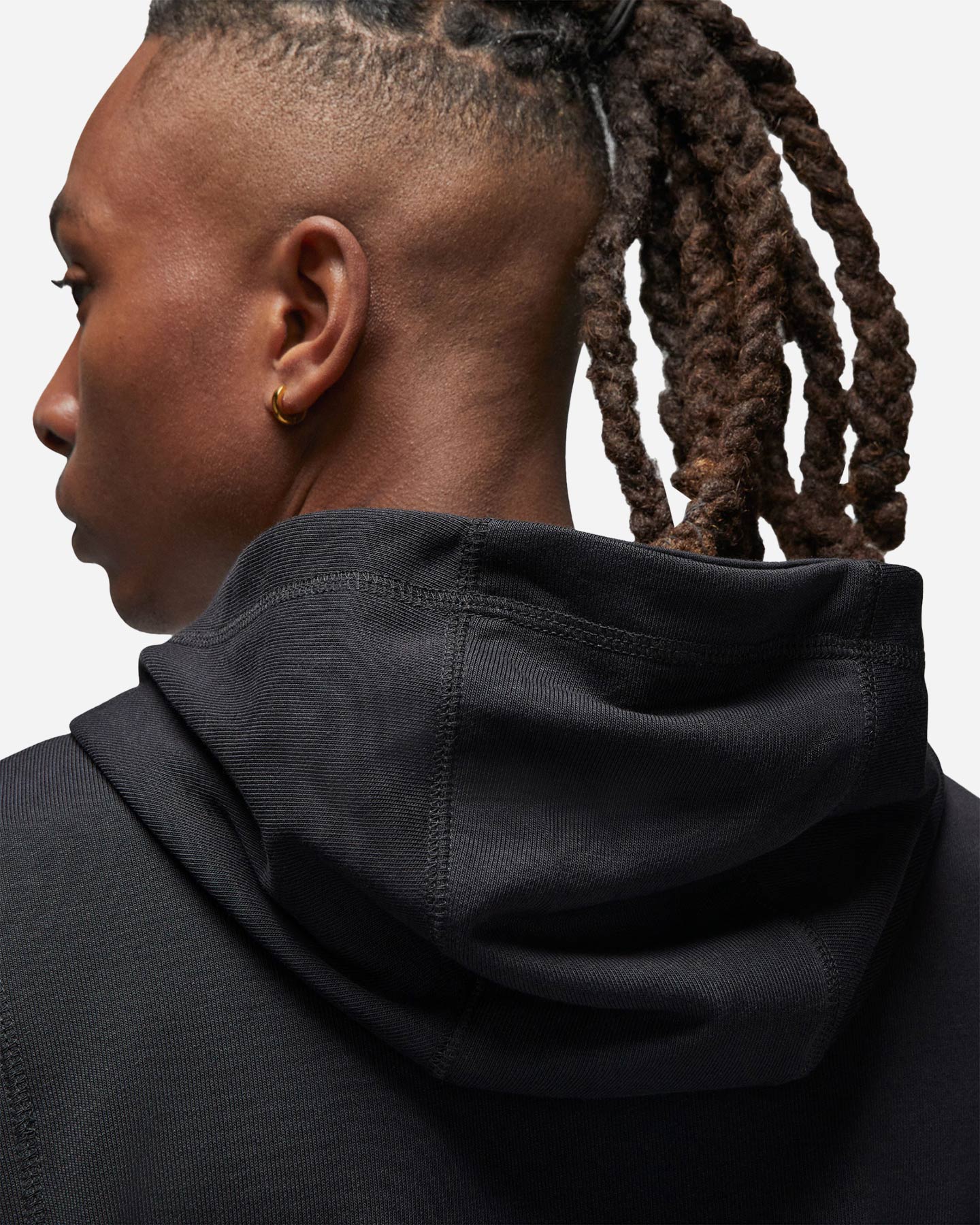 Felpa NIKE FLC JORDAN SLEEVELESS HOODIE M - Nero - 7 | Cisalfa Sport