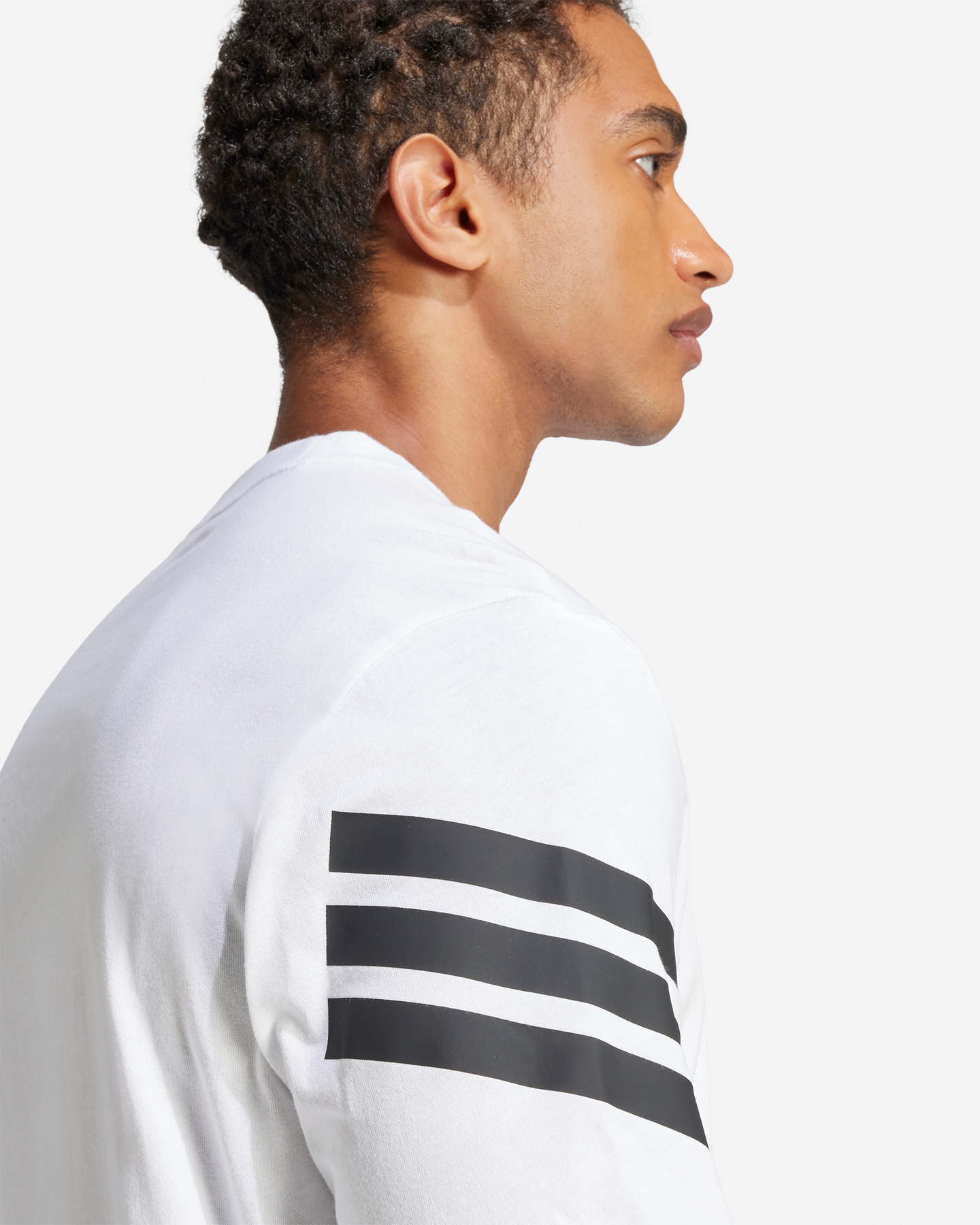 T-shirt ADIDAS 3STRIPES M - Bianco - 5 | Cisalfa Sport